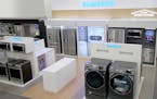 Best Buy is adding dedicated space for Samsung appliances in about 200 of its stores.