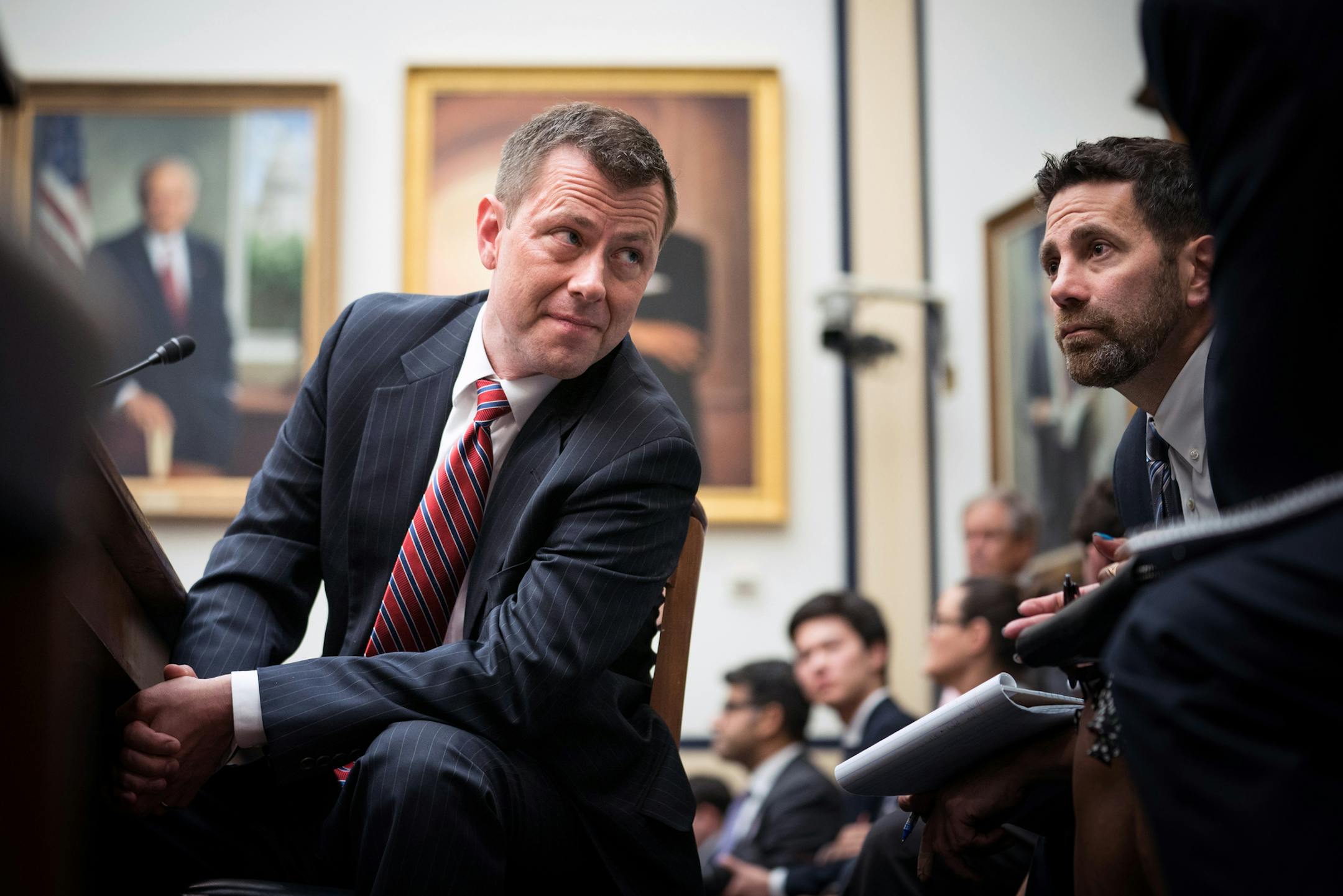 Peter Strzok appeared at a congressional hearing July 12, 2018.