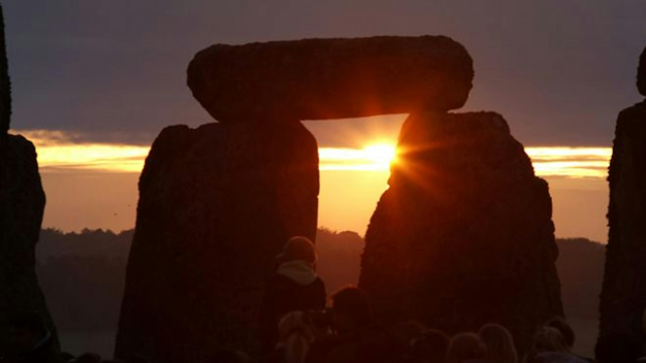 Stonehenge in England, where Druids gather to celebrate the summer solstice.