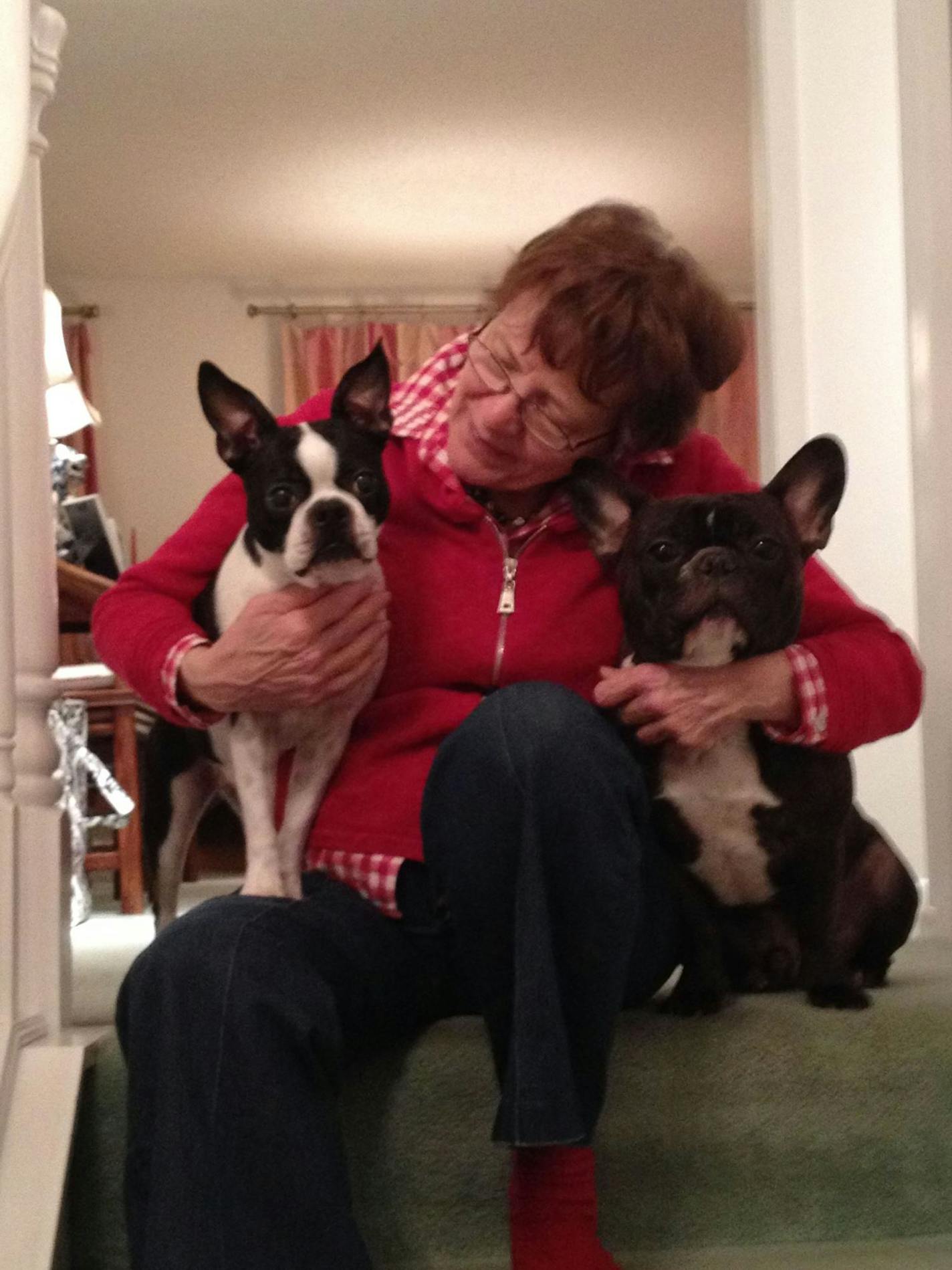 Barbara Mahigel and her dogs. ORG XMIT: 5tMgawNs3mqC11P0LKqo