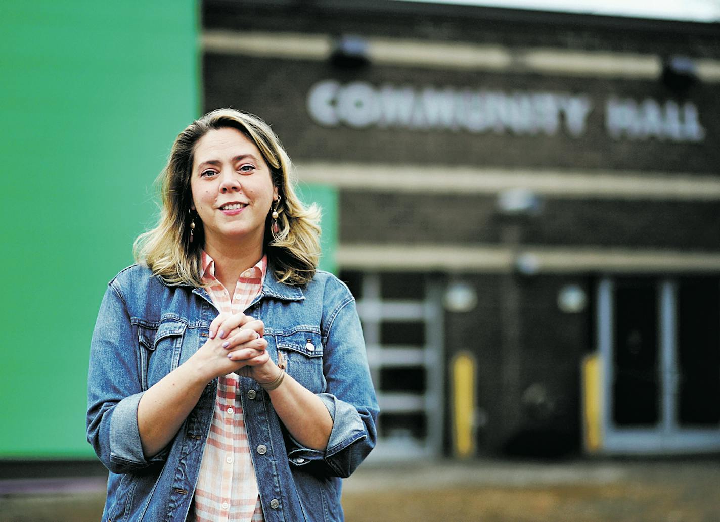 Laura Zabel, Springboard for the Arts executive director, on a rooftop patio at the nonprofit's new St. Paul headquarters.