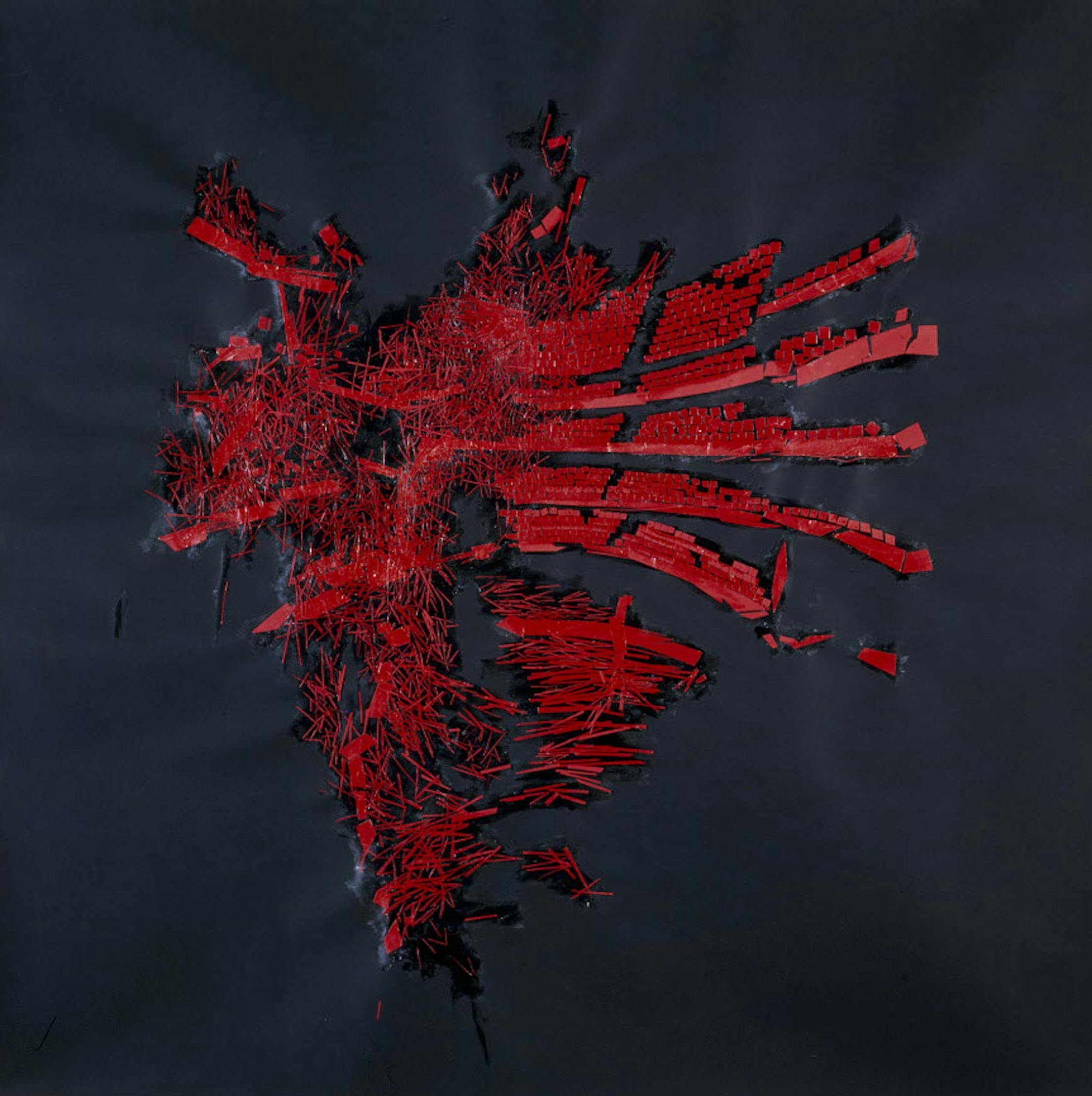 Guillermo Kuitca, Teatro Rojo, 2004