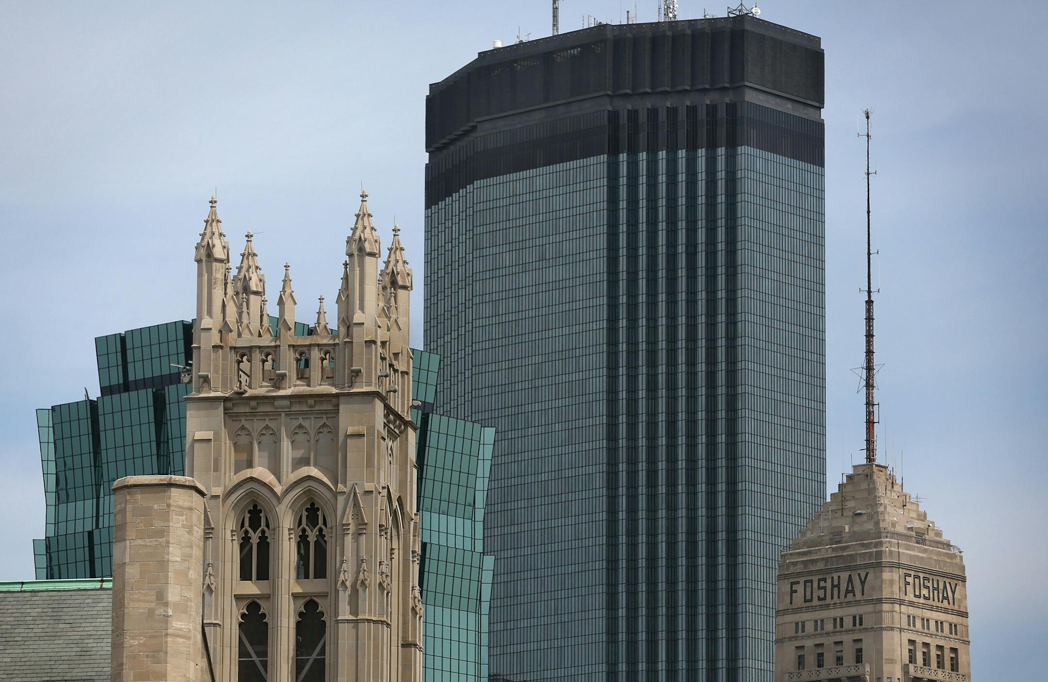 The Central Lutheran bell tower has become a distinctive physical and audio landmark in the Minneapolis skyline.