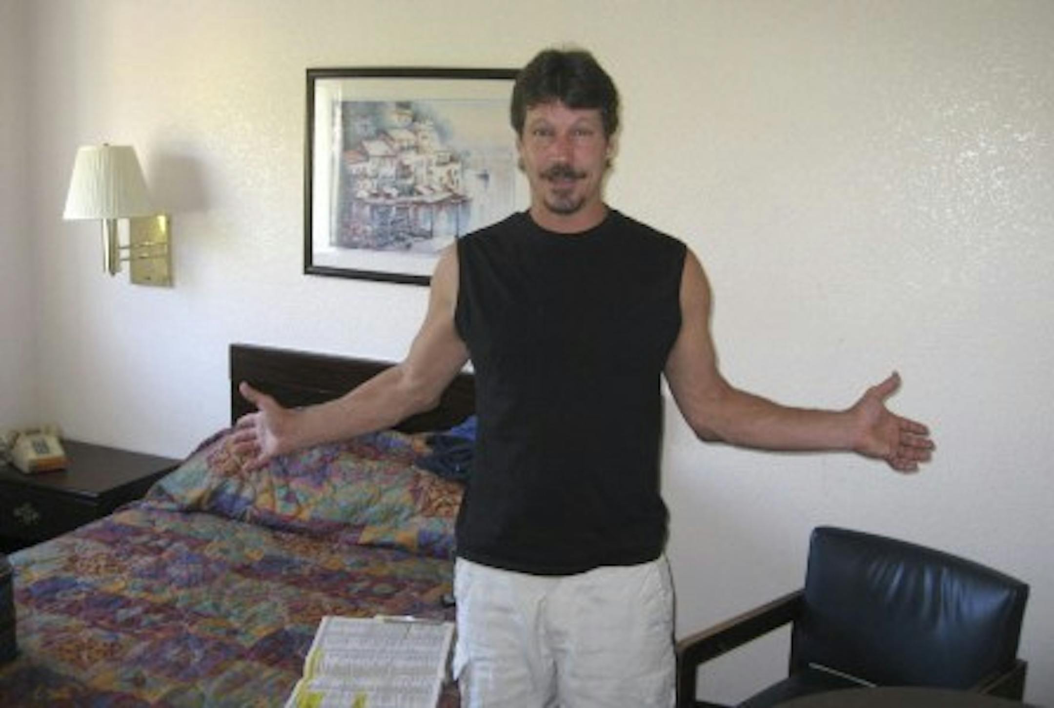 Scott Williams in his last day at the InTown Suites