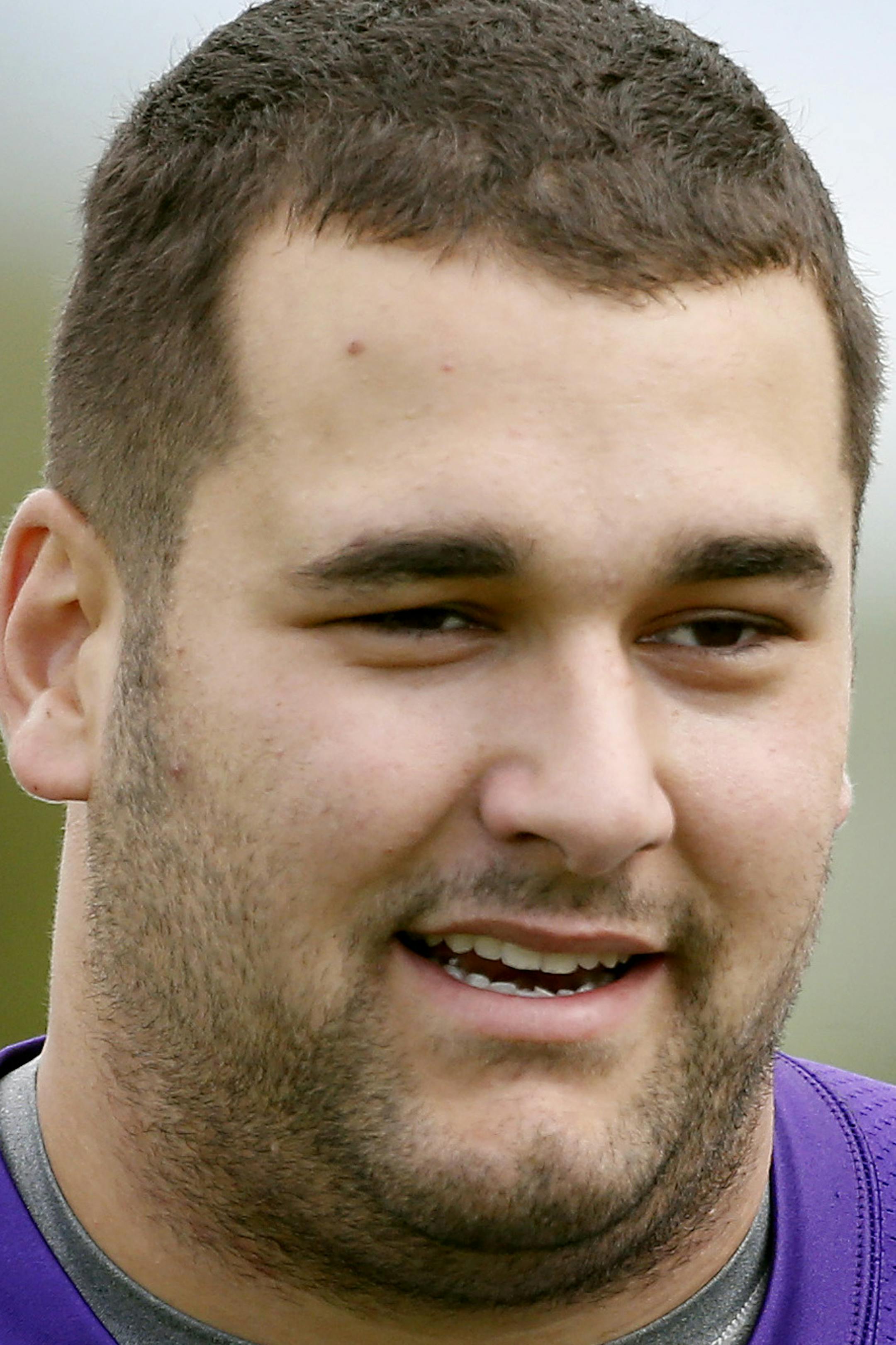 Minnesota Vikings Matt Kalil (75). ] CARLOS GONZALEZ cgonzalez@startribune.com July 27, 2013, Minnesota Vikings Training Camp, Mankato, Minn., Minnesota State University, Mankato -