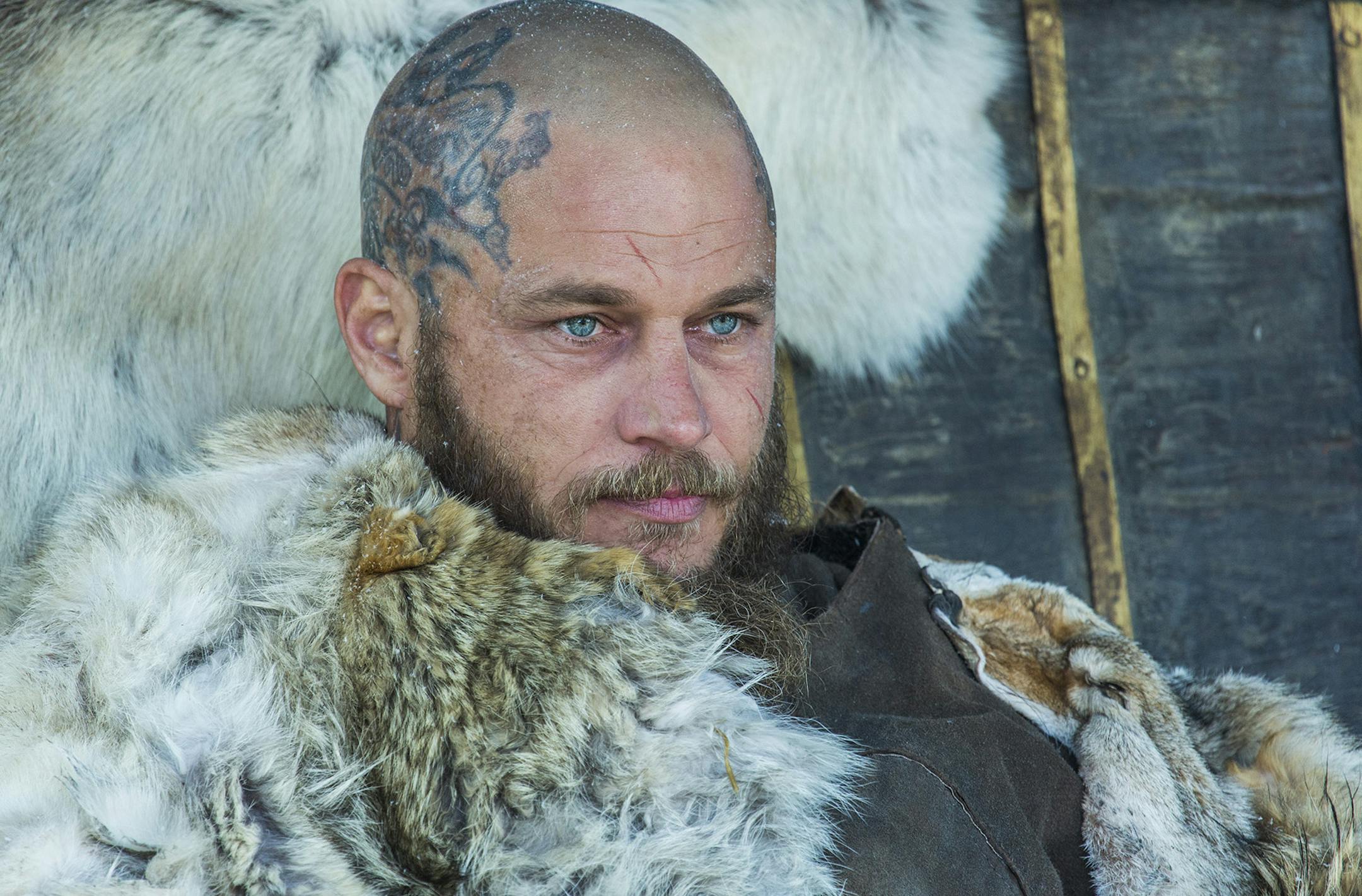 Travis Fimmel as King Ragnar in "Vikings." Photo by Jonathan Hession/HISTORY Copyright 2016