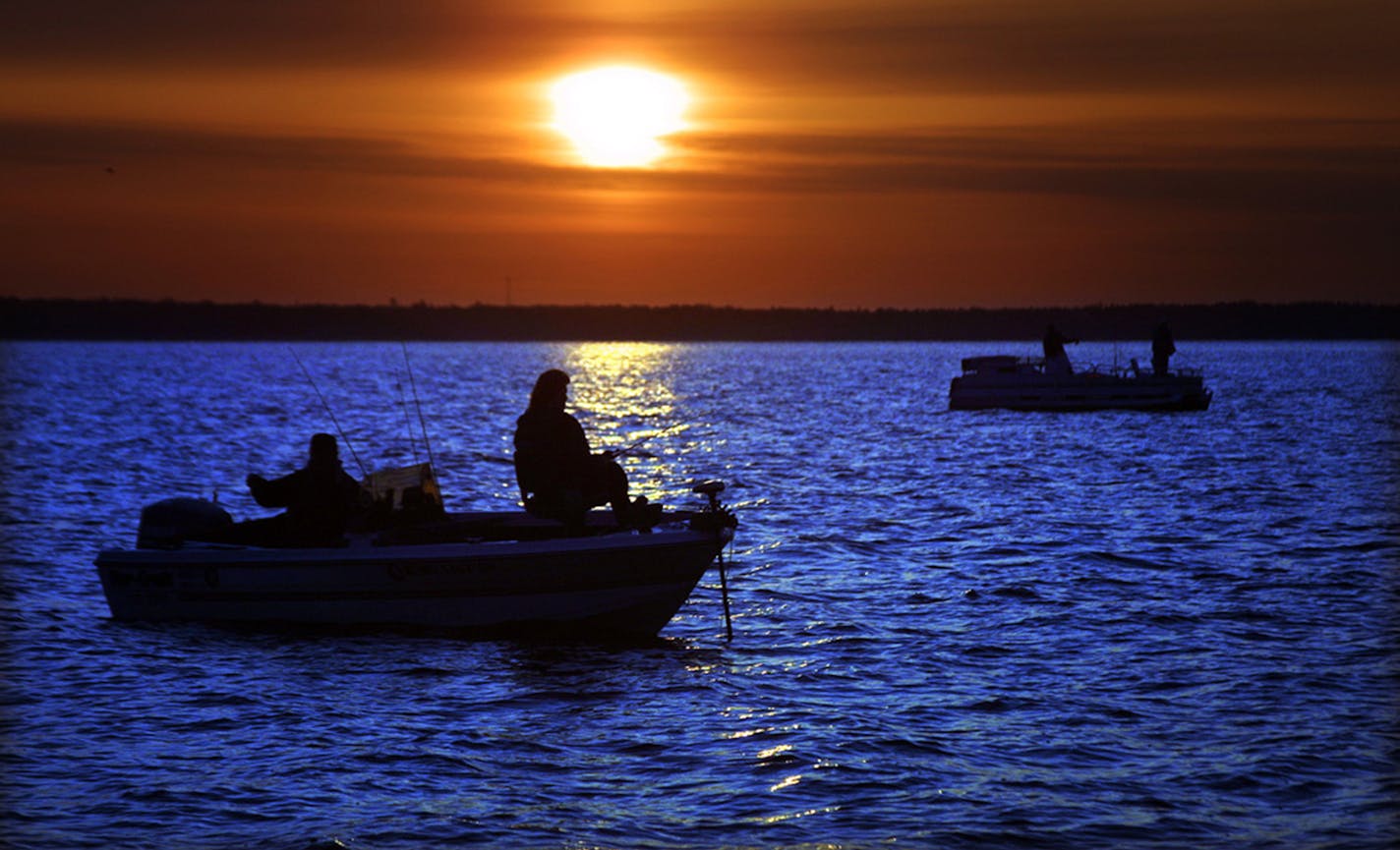 Social distancing is possible on opening day of fishing in Minnesota, provided anglers use common sense while launching their boats and while on the water. ORG XMIT: MIN1405011303543641