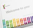 The contents of a 23andMe genetic testing kit as seen on Jan. 3, 2018 in Silver Spring, Md. The results were called "most confounding" in a new report