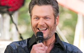 In this Aug. 5, 2016 file photo, Blake Shelton performs on NBC's "Today" show at Rockefeller Plaza in New York.