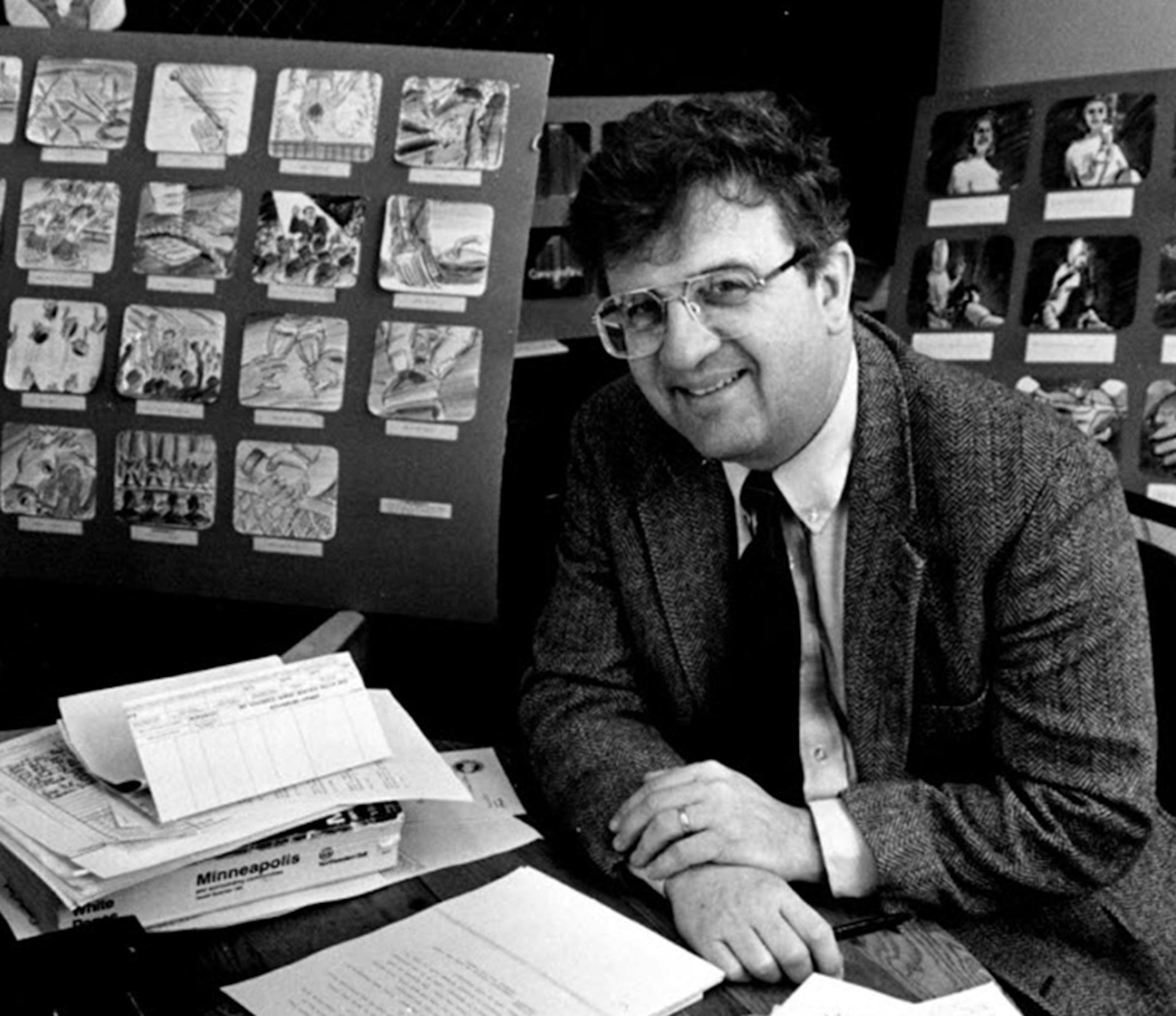 Dick Wilson at work in 1985.