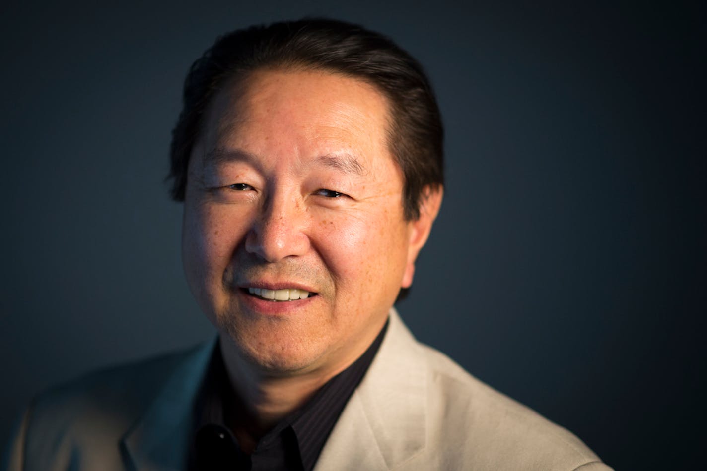 Rick Shiomi was photographed Friday, May 8, 2015 in the Star Tribune studios. ] Aaron Lavinsky • aaron.lavinsky@startribune.com Rick Shiomi, co-founder of Mu Performing Arts and a playwright with 40 years of theatrical work, has won the McKnight Distinguished Award, a lifetime honor that celebrates his accomplishments and comes with a $50,000 cash prize. Shiomi, who stepped away from Mu a couple of years ago, is still driving hard. He and some other veterans are founding a new theater company in