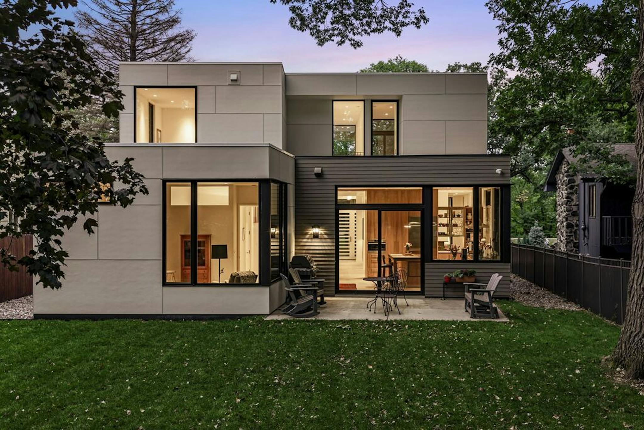 The rear exterior.