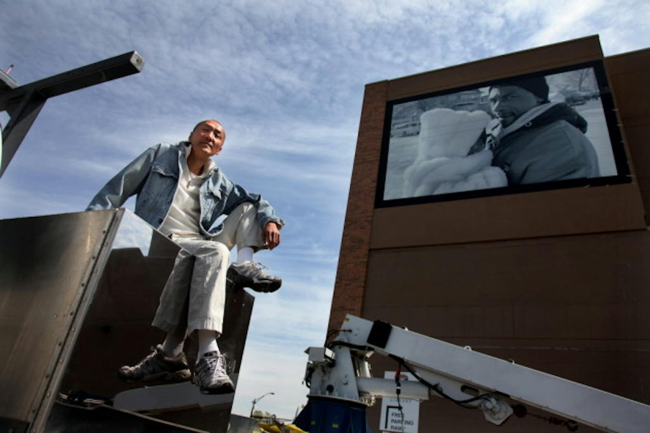 Wing Young Huie and the University Avenue Project. Staff file photo by Elizabeth Flores.