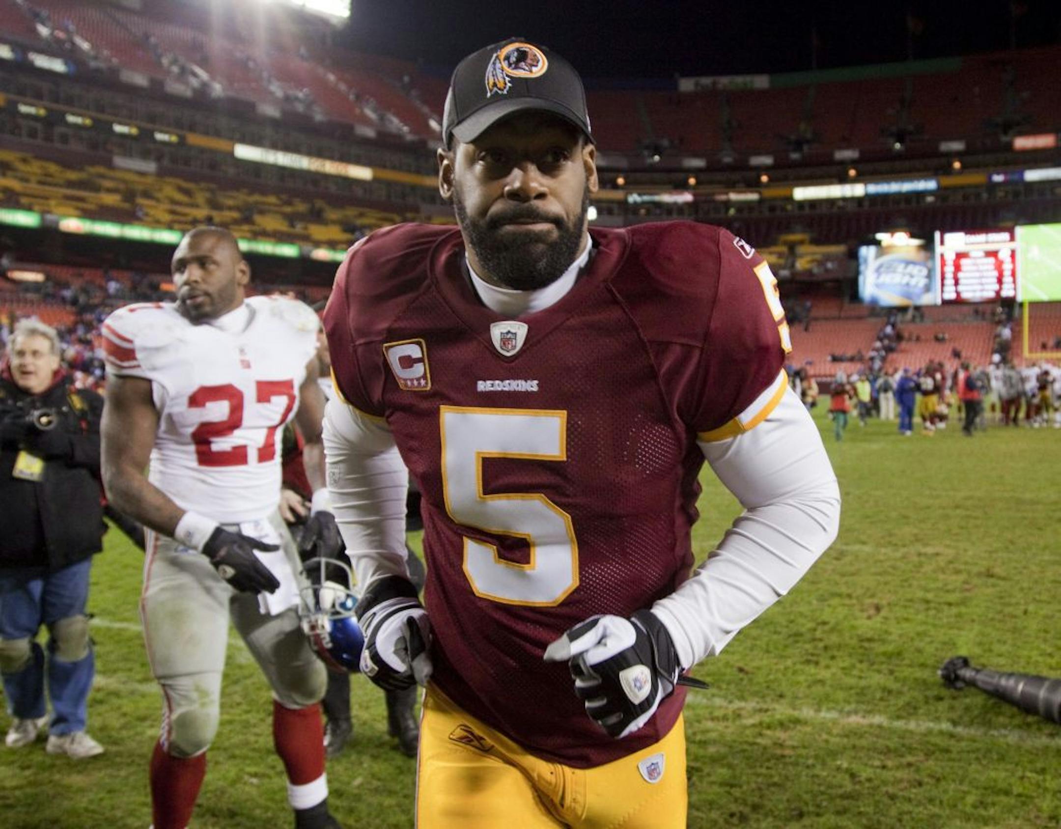 Redskins quarterback Donovan McNabb
