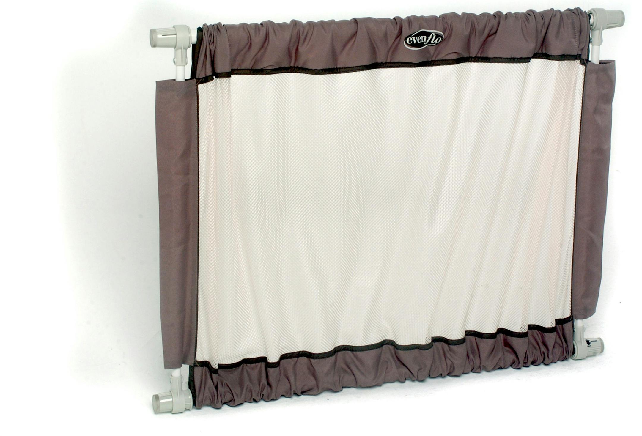 Eric Quint stumbled into his career as a childproofer six years ago when a cousin showed him all the precautions he'd installed to keep his baby safe. Evenflo baby gate helps keep kids safe. (Renee Bonnafon/Sacramento Bee/MCT) ORG XMIT: 1047893