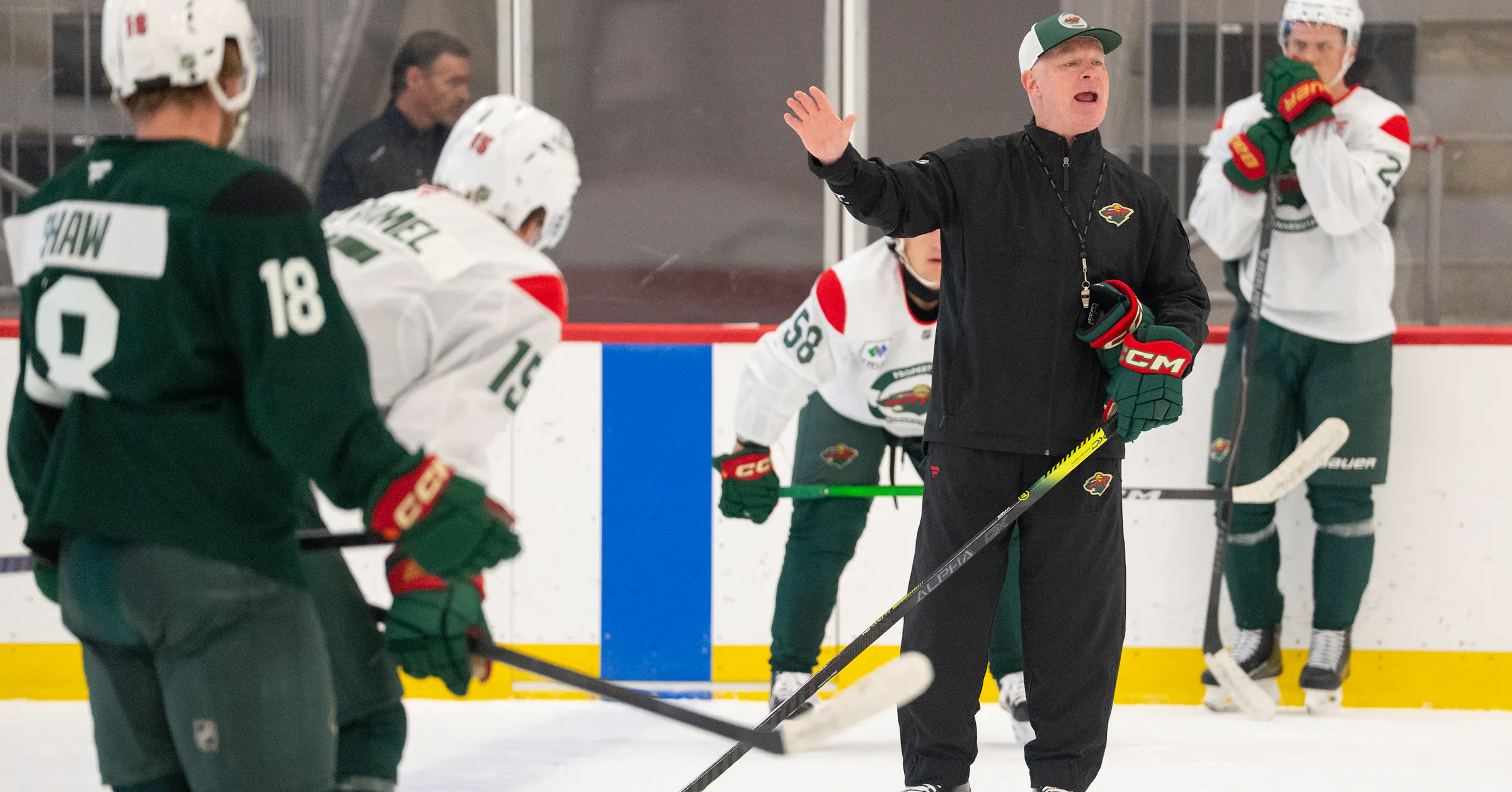 Der Kader der Minnesota Wild für das Eröffnungsspiel steht fest ...