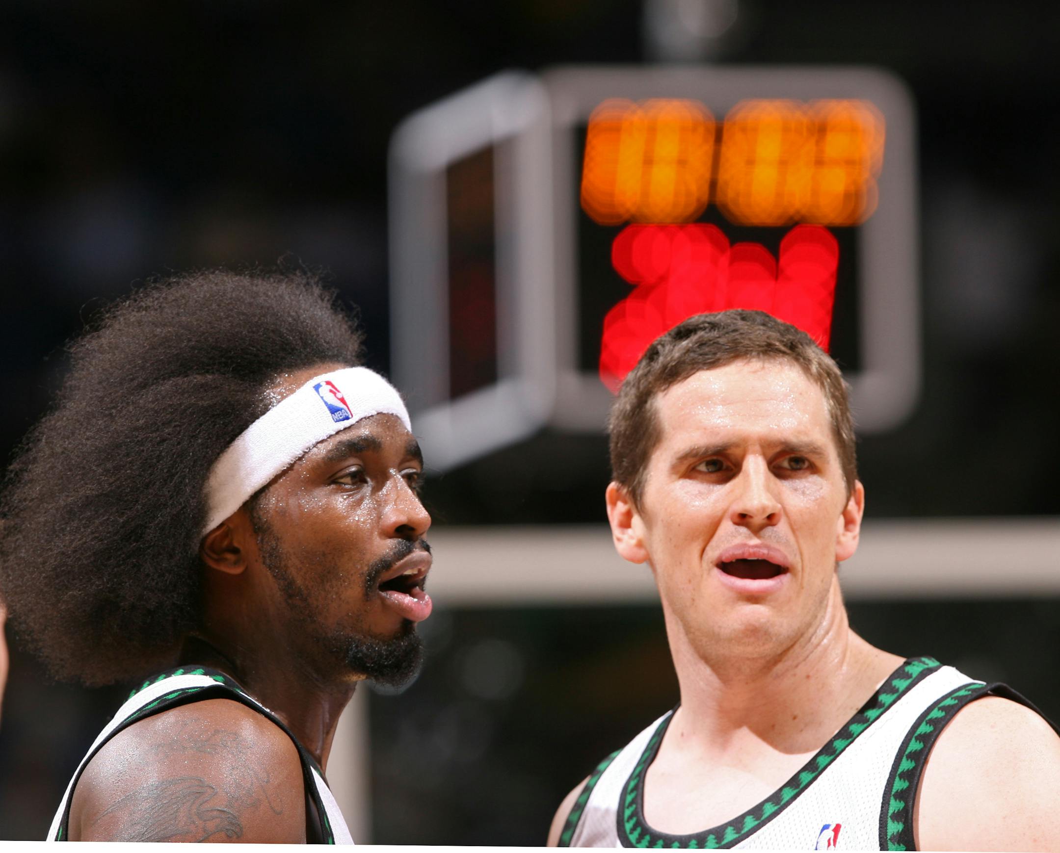 Mark Madsen, right.