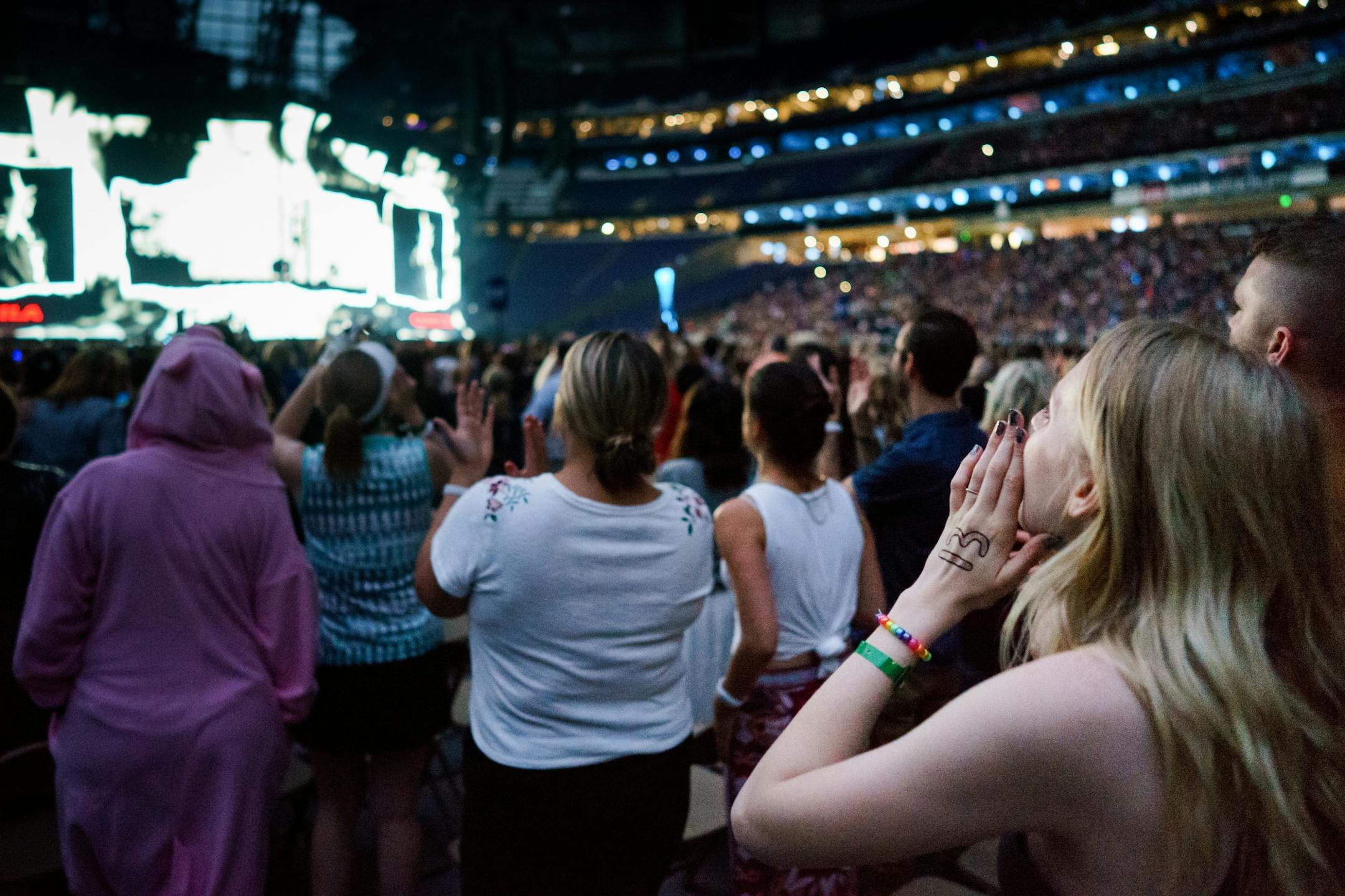 Taylor Swift performed at TCF Bank Stadium Friday evening.