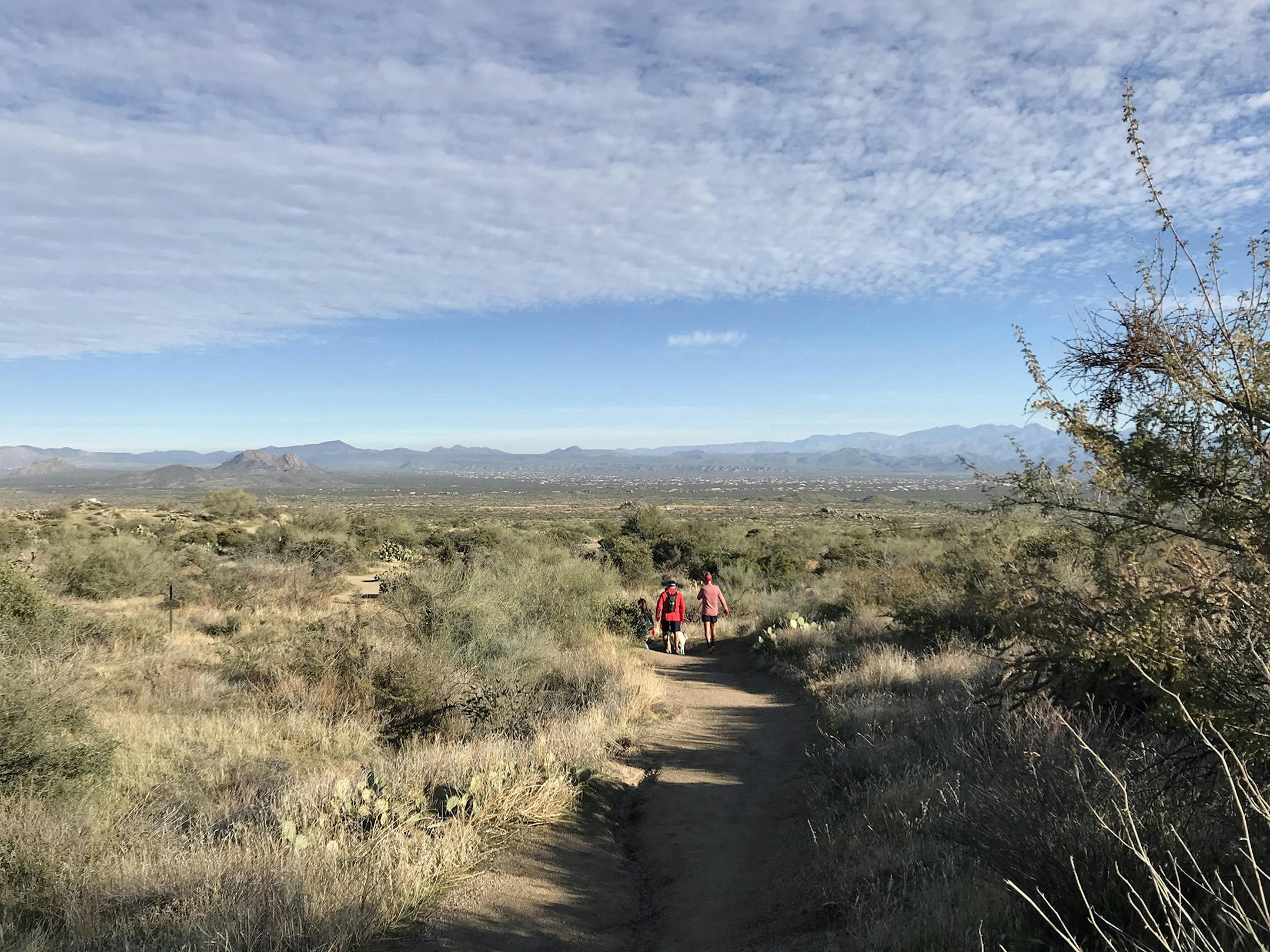 Hikers make their way out of Tom's Thumb Trail in Scottsdale, Ariz. (Amy Bertrand/St. Louis Post-Dispatch/TNS)