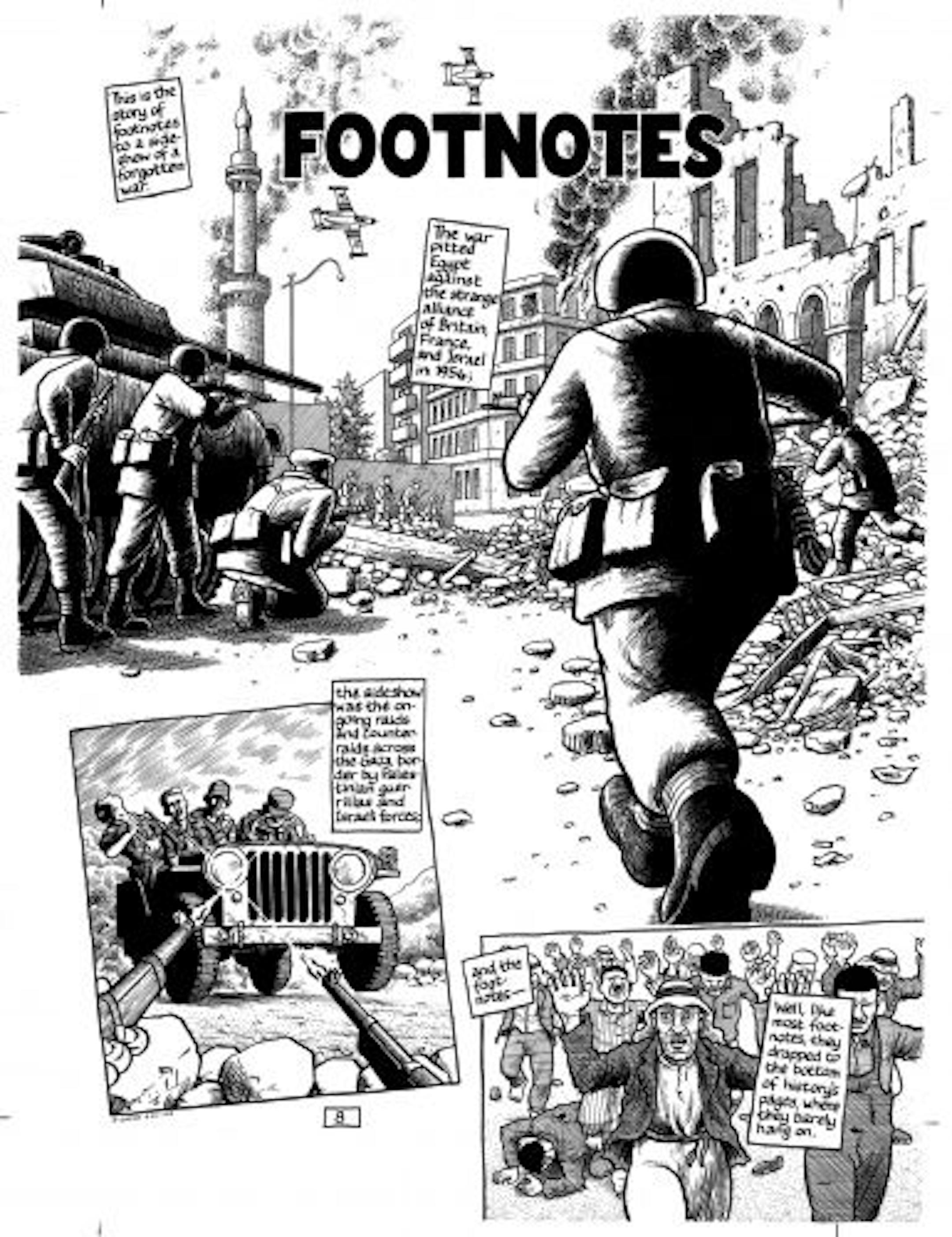 Footnotes from Gaza by Joe Sacco