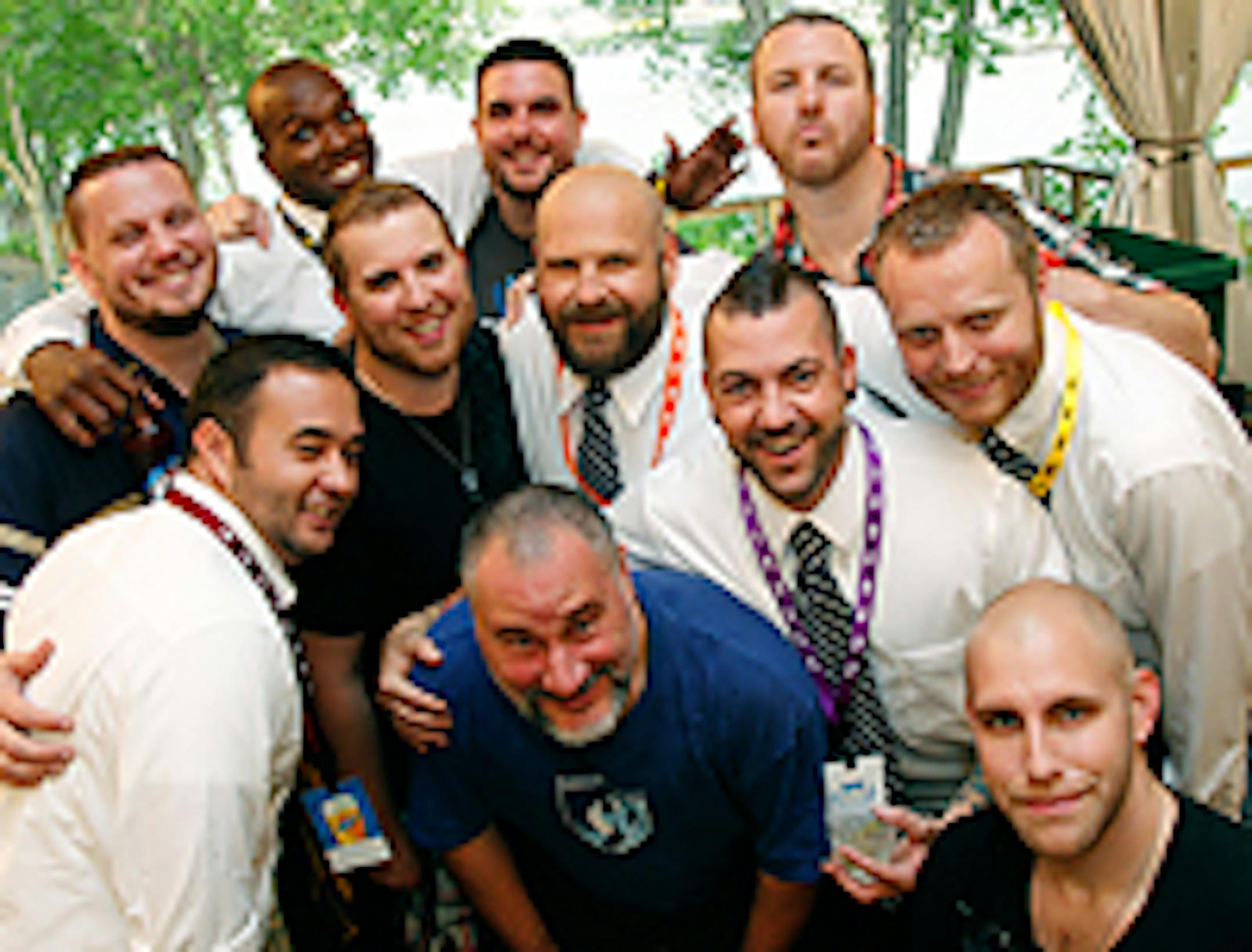 Members of the North Country Bears. From left, front row: Bryan English, Mark Underwager, Garrett Manzi. Second row: Gary Remick, Jeremy St. Germain, Jake Zeeman, Kris Klassy, Joe Torson. Back row: Brian Buck, Kevin Beam and Jamie Moore.
