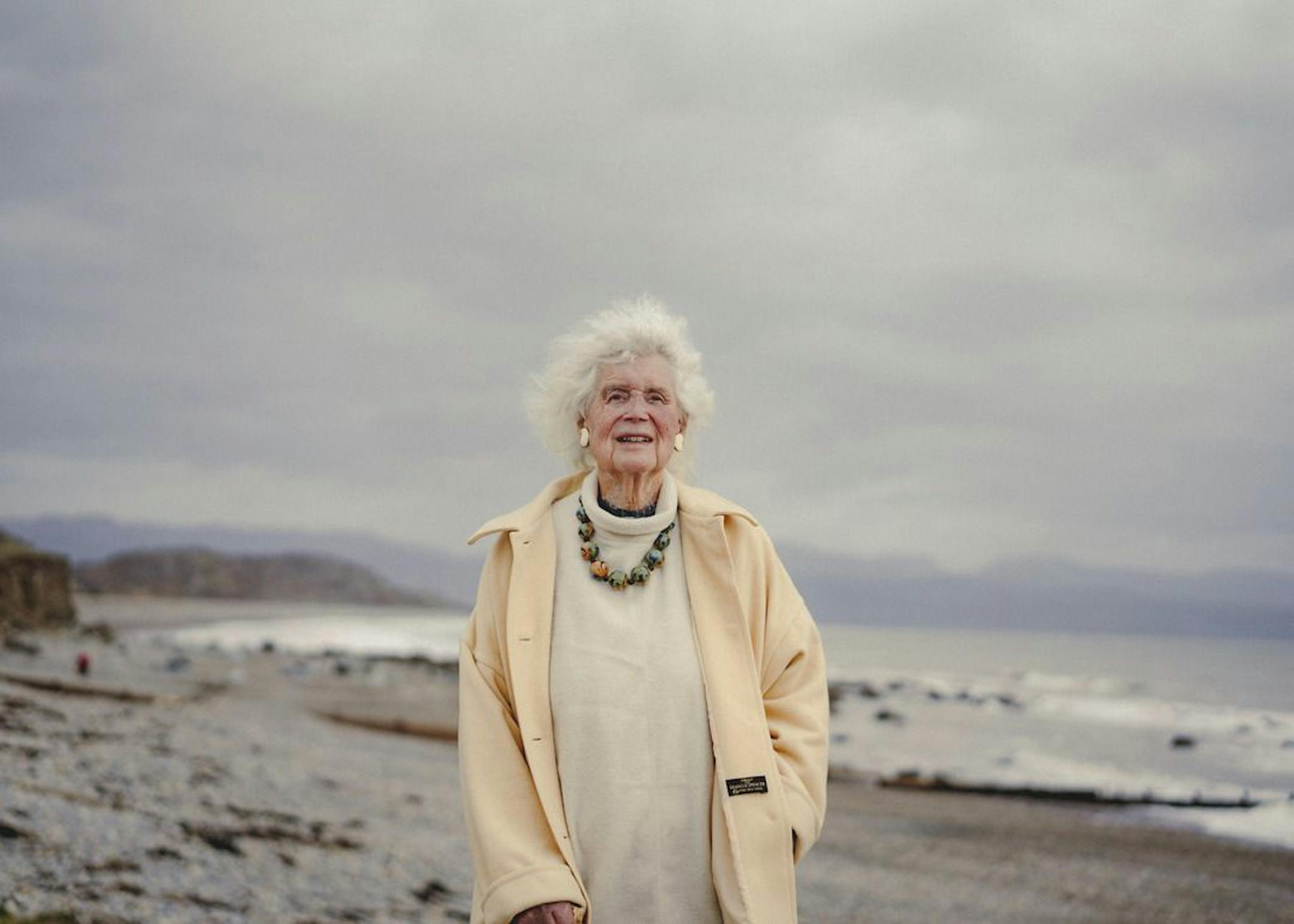 Jan Morris in Criccieth, Wales, March 13, 2018.