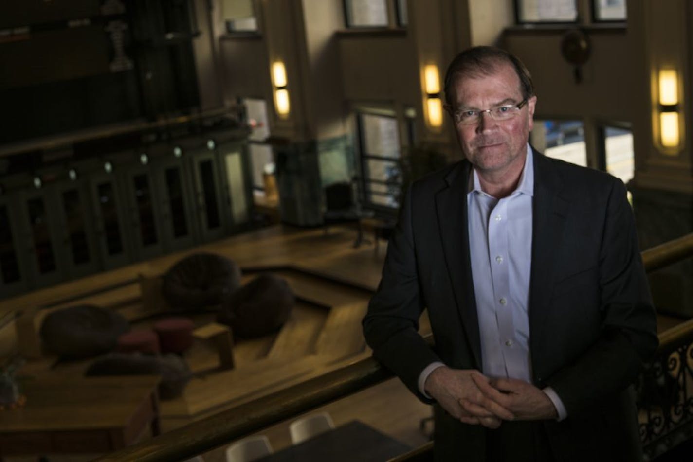 Tom Corcoran, 59, is job hunting and going back to Coco, the shared office space he used a few years ago. It is inside the Grain Exchange building and offers a perfect worksite for freelancers, consultants, small business owners, and job hunters who need to network.