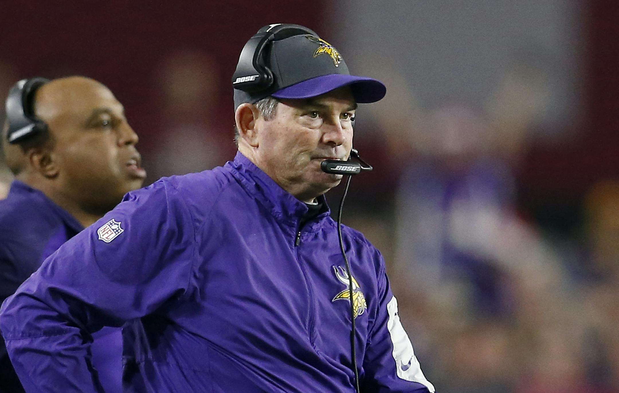 Minnesota Vikings head coach Mike Zimmer