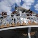 Members of the Pilgrim Baptist Church made a voyage of faith and remembrance on the Mississippi River. During the ride church members watched the shor