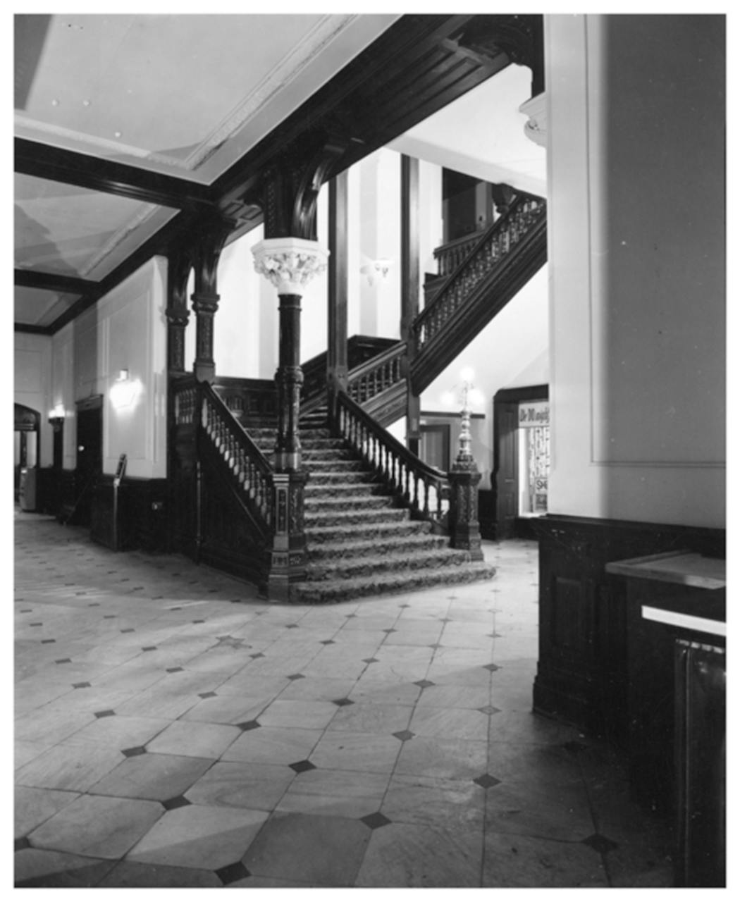 Interior view, Ryan Hotel, St. Paul, May 1962.
