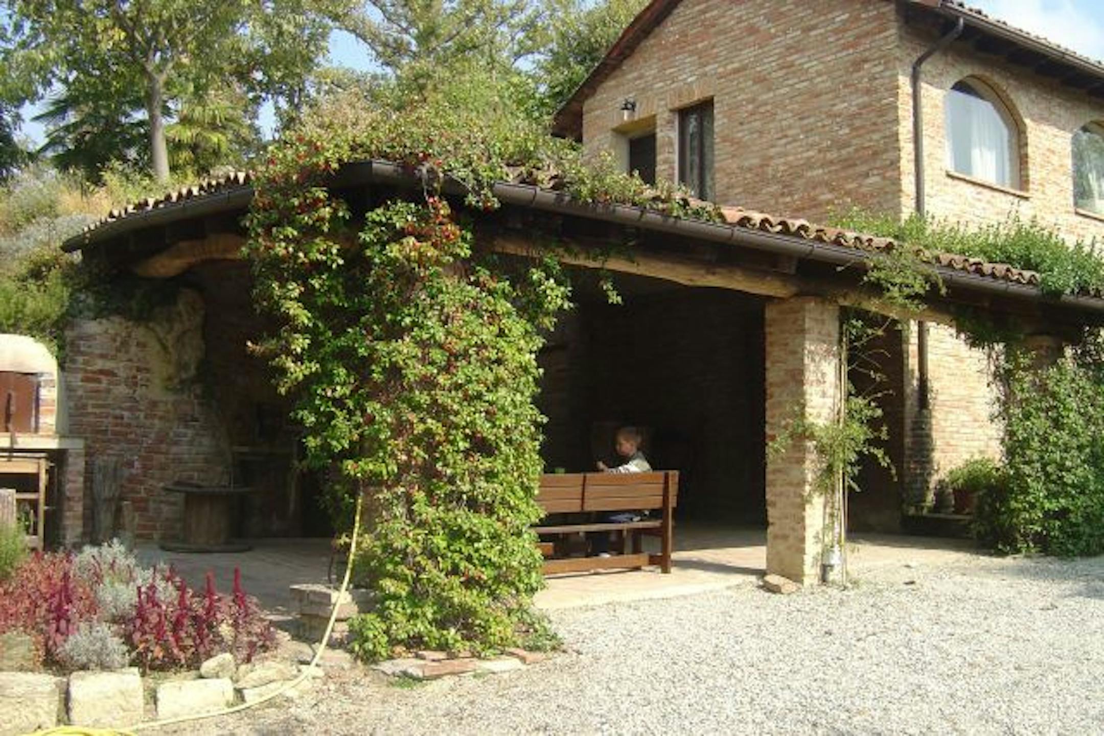 Only one hour southwest of Milan, La Rocca is a remote and peaceful outpost in the Italy's Piedmont region. The Bonannis live on the second floor and run the first floor as a bed and breakfast.