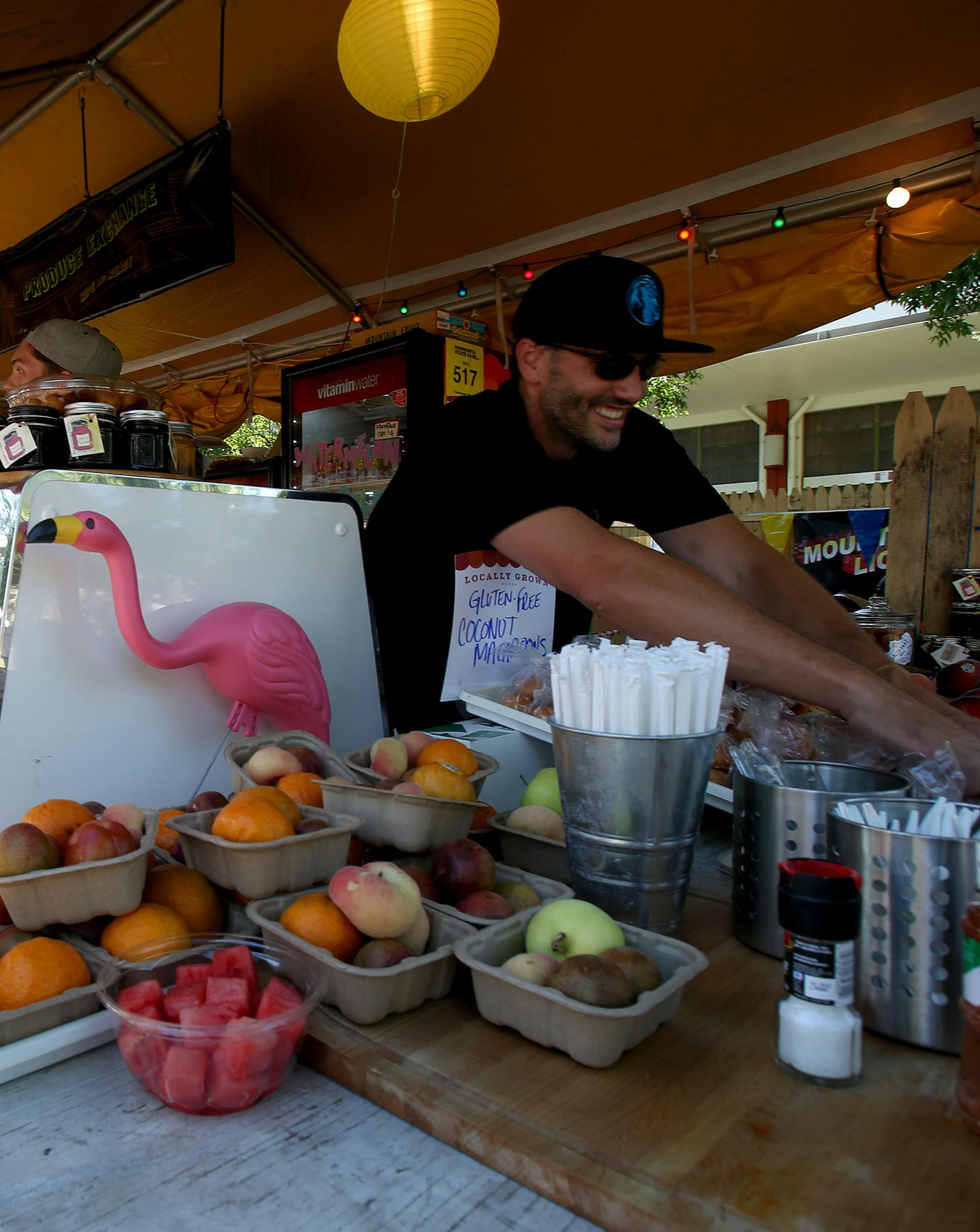 Watermelon at the Produce Exchange booth at the Minnesota State Fair in St. Paul, MN on August 22, 2013. ] JOELKOYAMA‚Ä¢joel koyama@startribune
