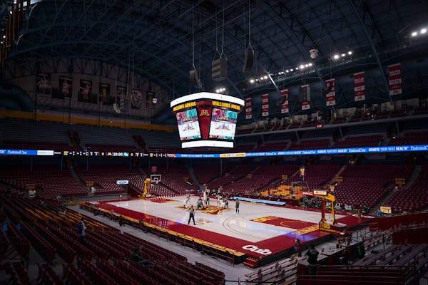 The Gophers began their season with a tipoff against UW-Green Bay in an empty Williams Arena Wednesday night.