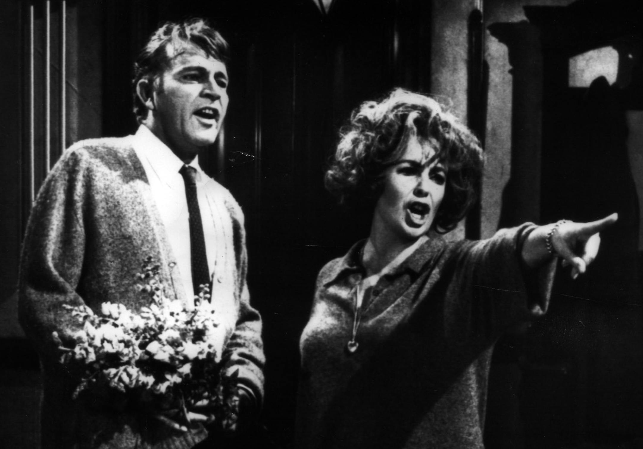 richard burton and elizabeth taylor in "who's afraid of virginia woolf?"