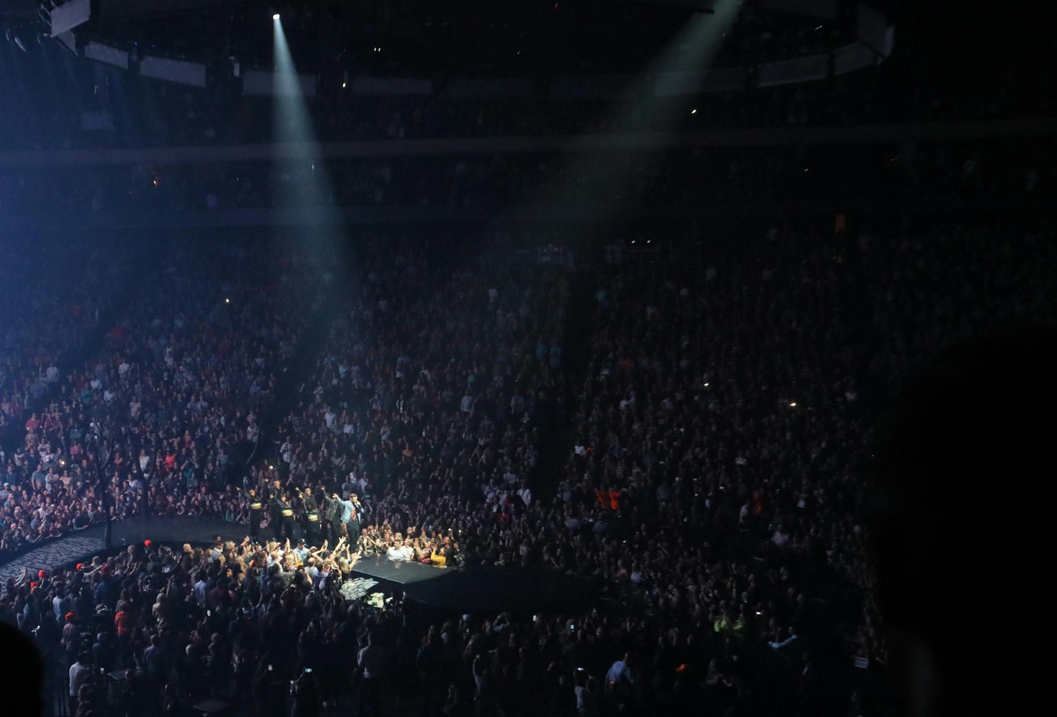 Pop superstar Justin Timberlake performed Friday, Sept. 28, 2018, at the Xcel Energy Center in St. Paul, MN.