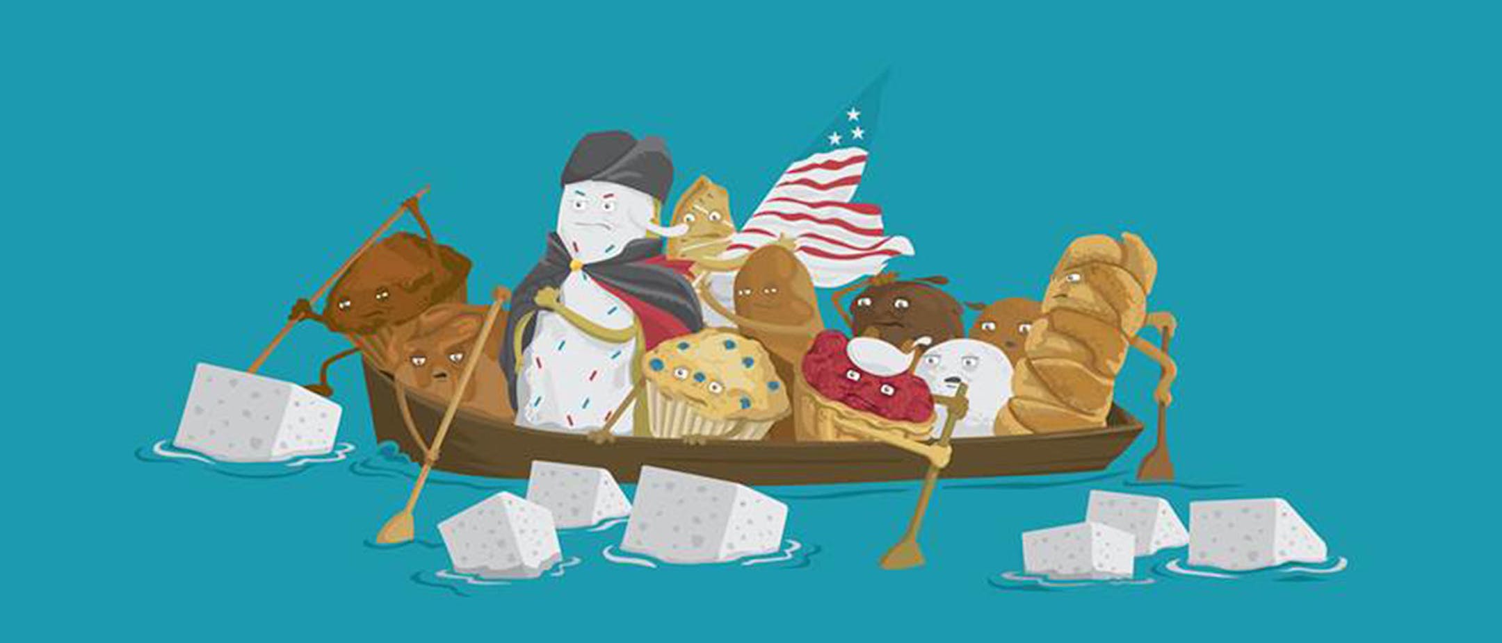 Craig Nordeen's ‚Äúpastriotic‚Äù art in which the arist created patriotic scenes depicting an historical aspect of each of the 50 states ‚Äî rendered in pastries.