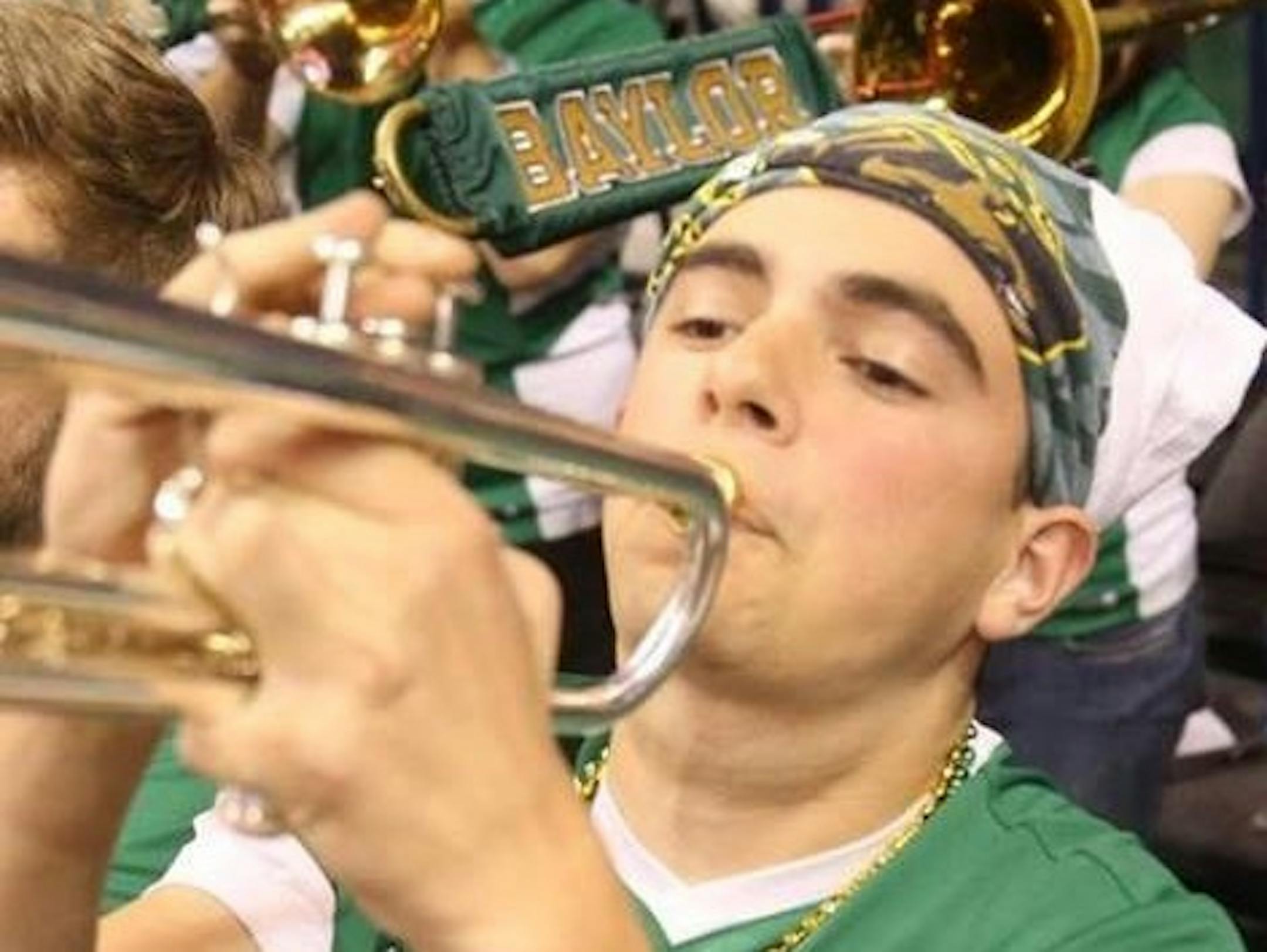 David Grotberg was a member of the Baylor University band.