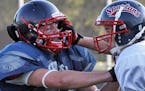 Austin Hilgenberg was the starting middle linebacker for the Orono High School football team in 2012. He is the grandson of former Viking linebacker W