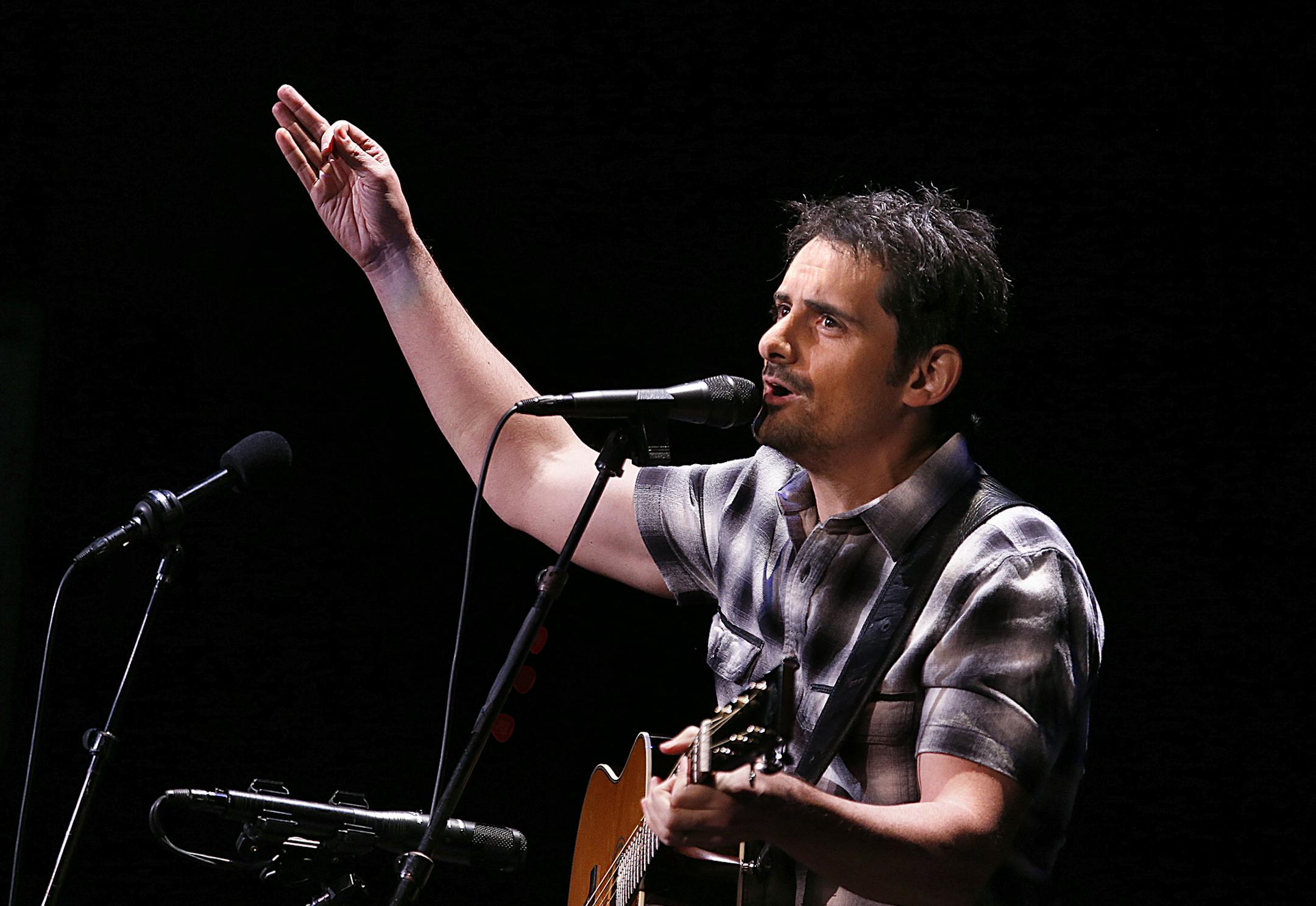 Brad Paisley performed recently at Nashville's Ryman Auditorium.