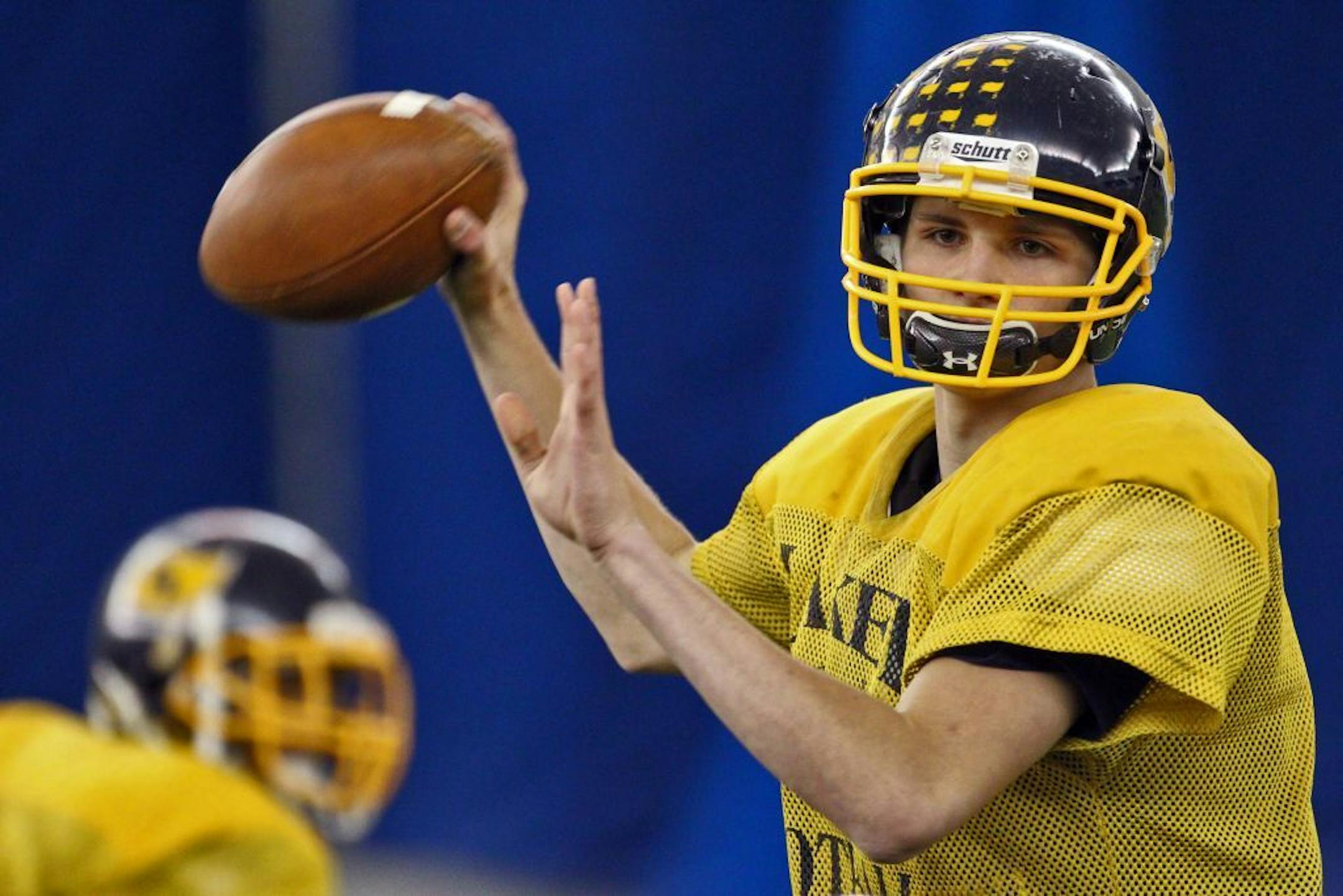 Prior Lake quarterback Nick Vanek