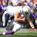 Defensive end Everson Griffen sacked Chargers quarterback Philip Rivers during the Vikings; 31-14 victory on Sunday. The Vikings had four sacks and a 
