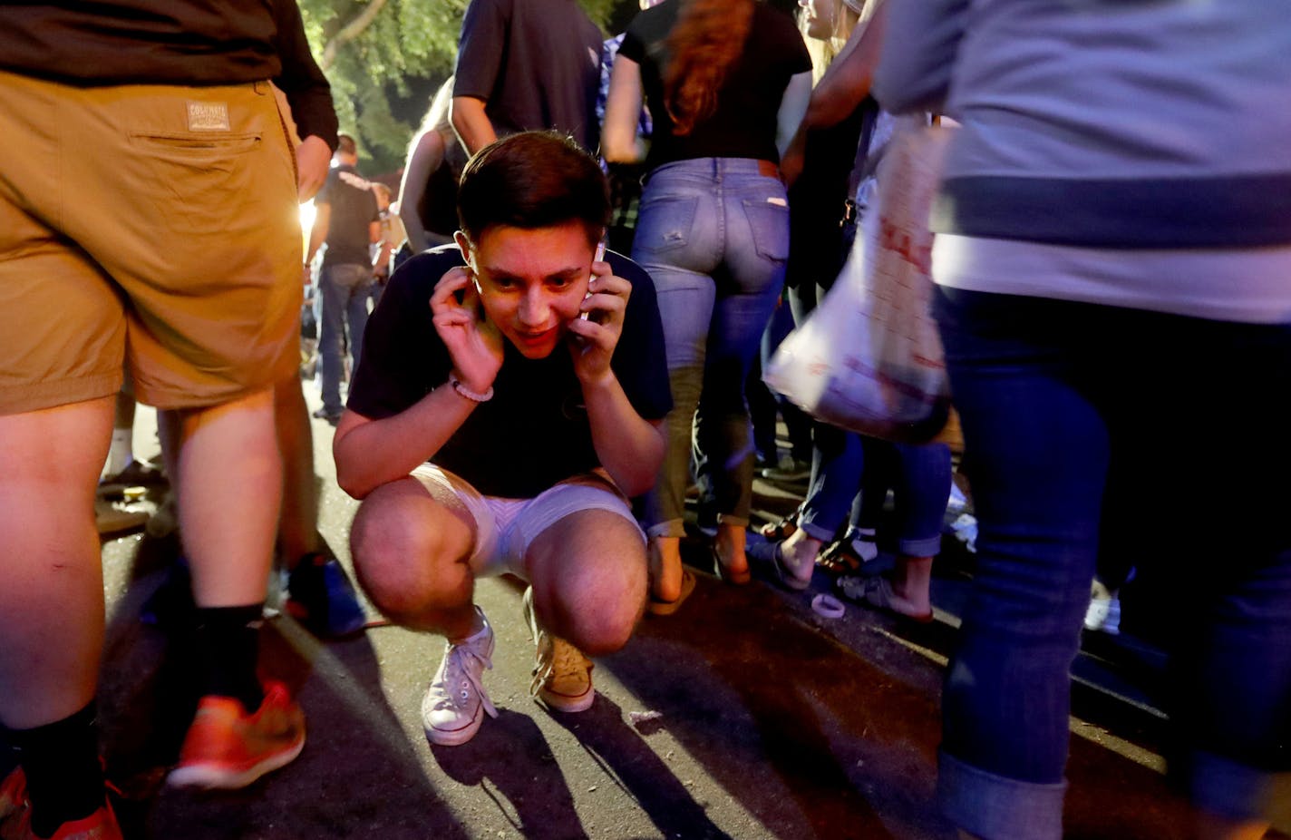 As is the case on most evenings, teens hung out near the Midway at the Minnesota State Fair Friday, Aug. 26, 2016, in Falcon Heights, MN. Here, Matt Connolly, 16, dropped below the crowd while fielding a phone call from a friend at the State Fair.](DAVID JOLES/STARTRIBUNE)djoles@startribune For teenagers, the State Fair is a meeting ground filled with important social landmarks. Going to the fair alone, they say, is a key step in adolescent independence. And how you get to the fair -- catching a