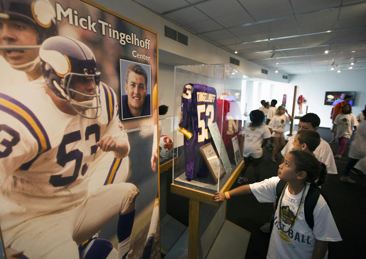 Minnesota Vikings Center Mick Tingelhoff will be inducted into the NFL Hall of Fame on Saturday and the festivities have already begun.