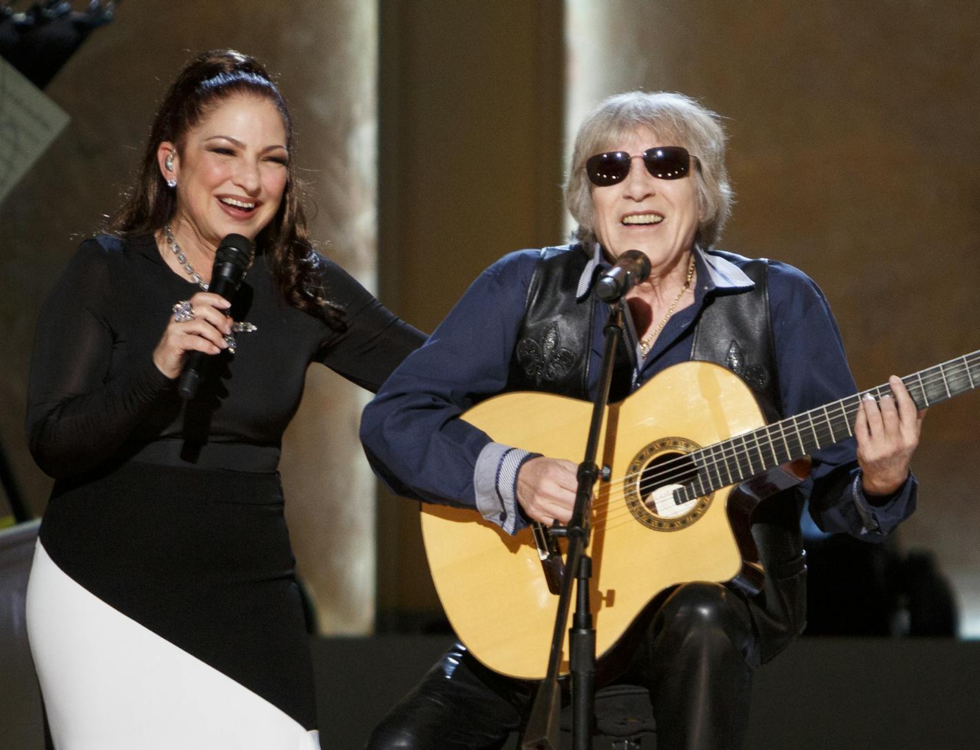 Gloria Estefan and Jose Feliciano perform at the 2019 Library of Congress Gershwin Prize for Popular Song concert at DAR Constitution Hall in Washington, D.C., March 13, 2019. Photo by Shawn Miller/Library of Congress.