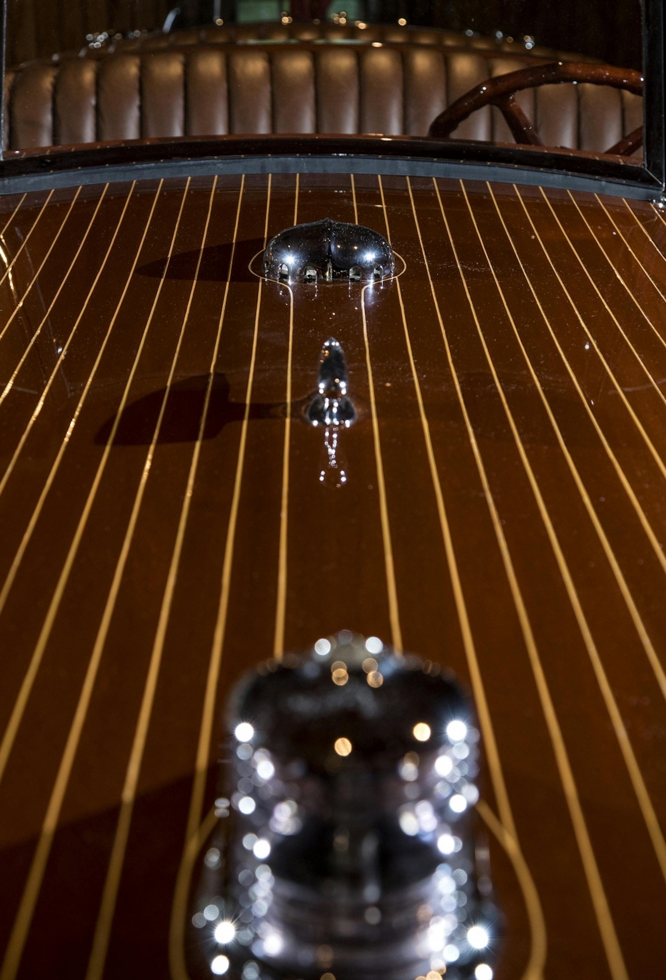 Deck Hardware on the Hiawatha, a 1931 28-foot Ditchburn.