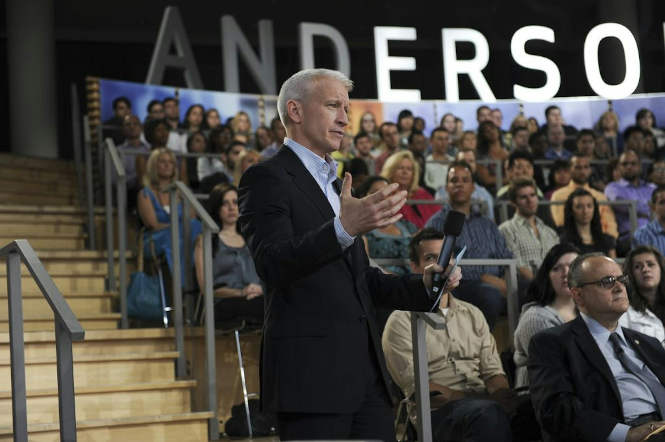 On his new talk show, Anderson Cooper has gotten personal very quickly, except about his love life.