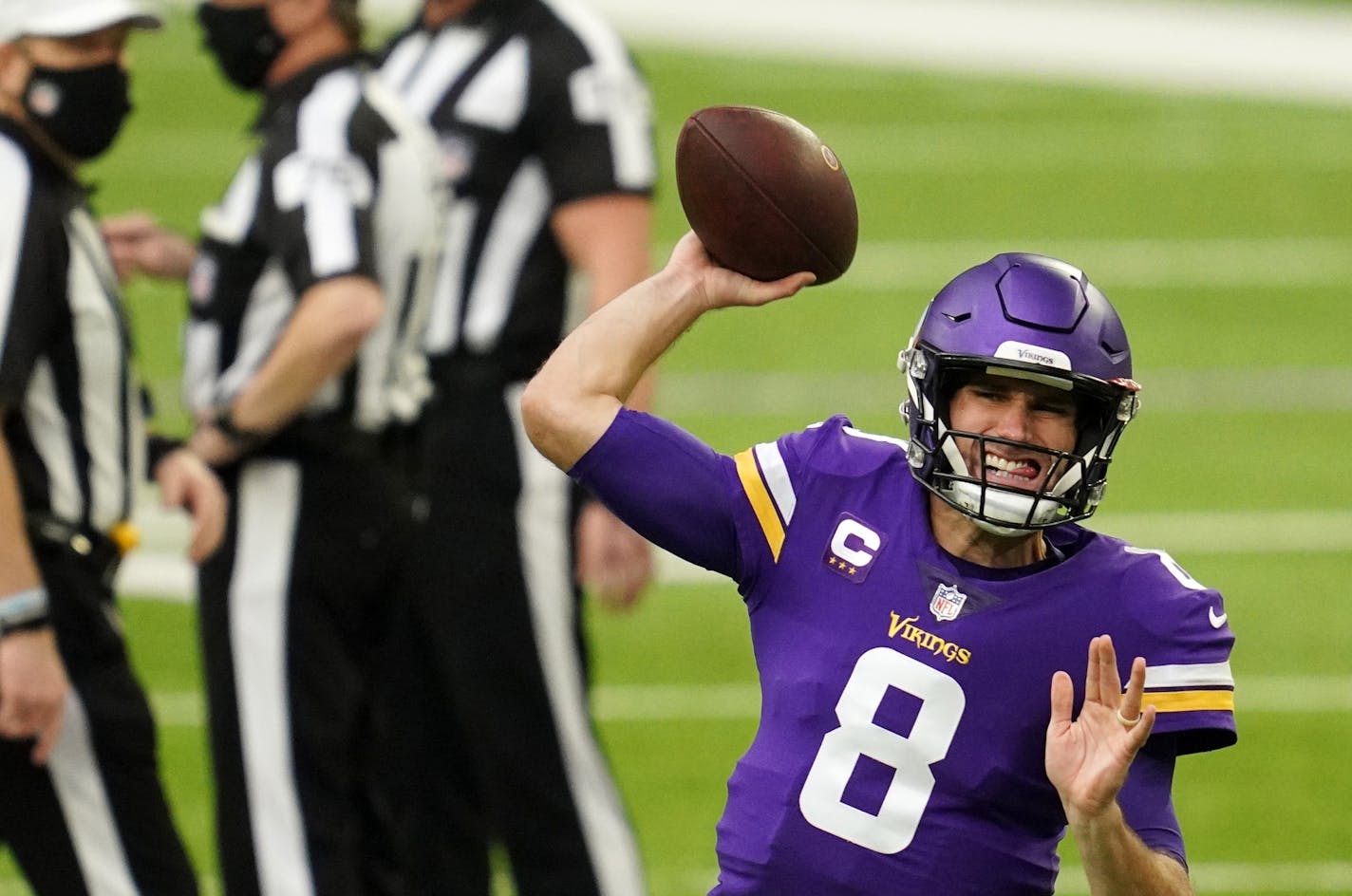 Vikings quarterback Kirk Cousins.