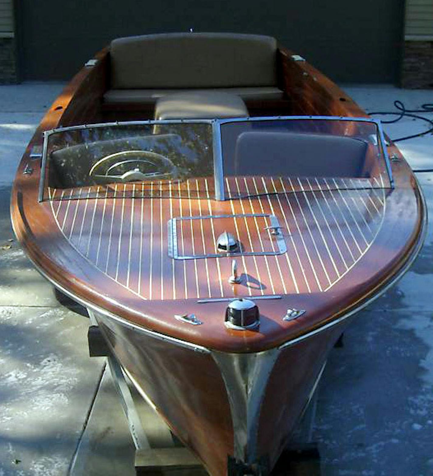 The Thayer IV, the 1950 Cris-Craft Sportsman used in the film "On Golden Pond."