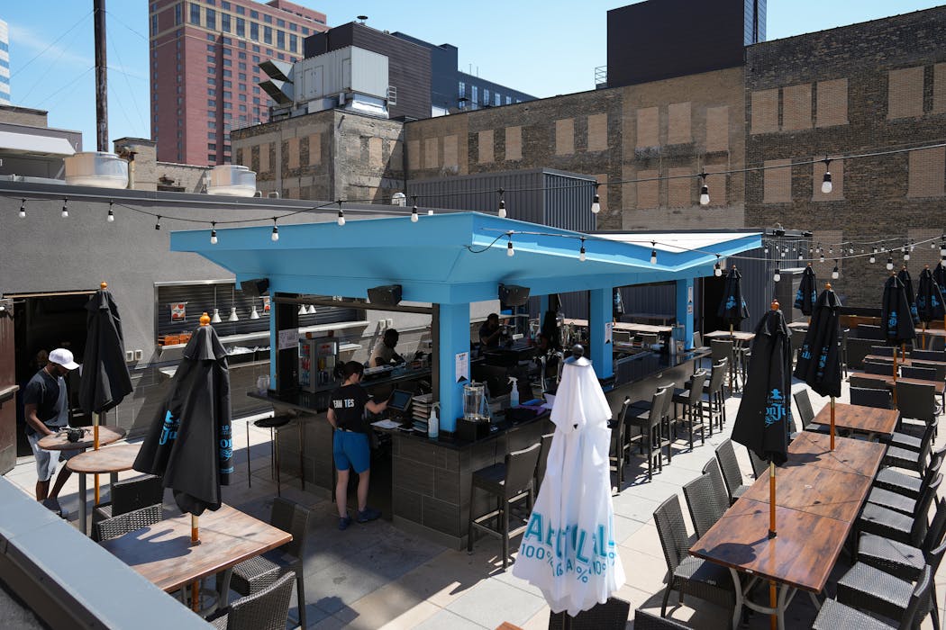 On the rooftop of Ties Lounge on Nicollet Mall in Minneapolis will be the Justin Sutherland restaurant Northern Soul.