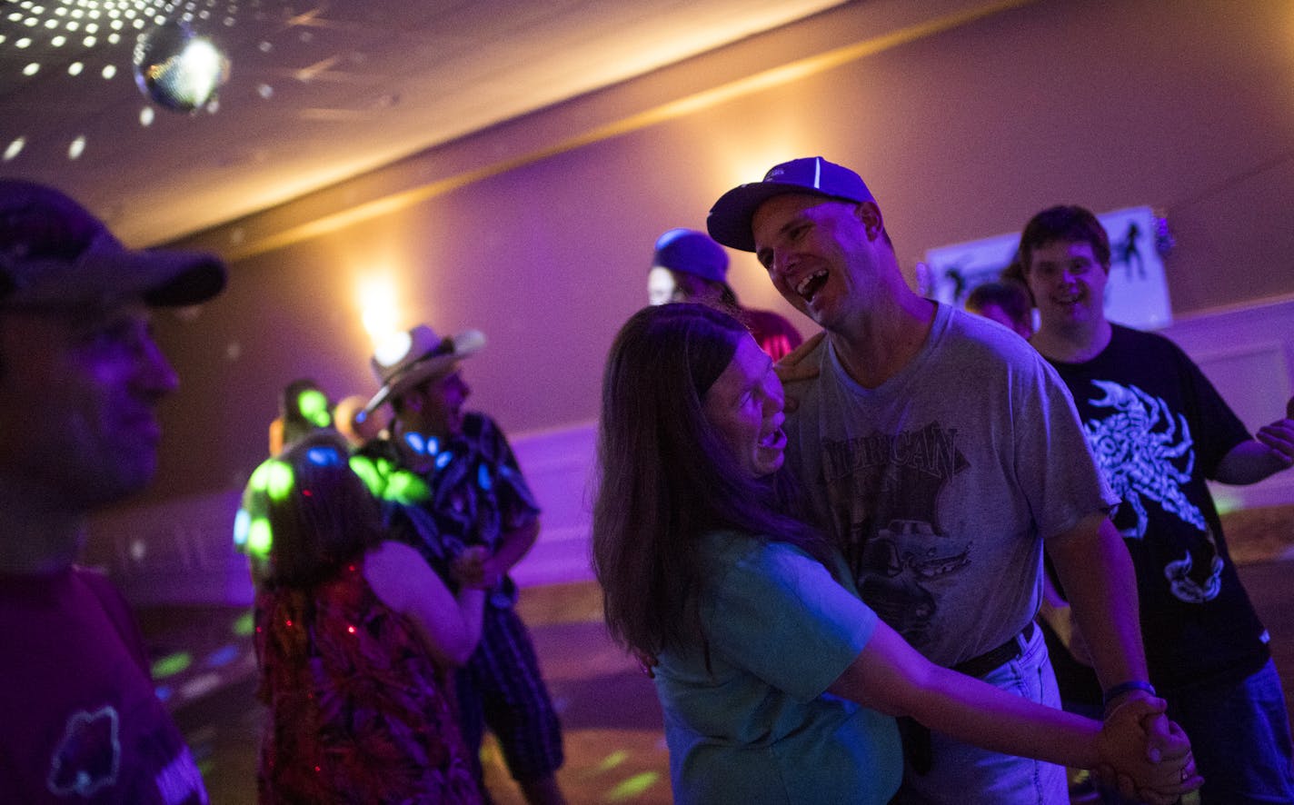 Naomi Price, left, danced with Douglas White.